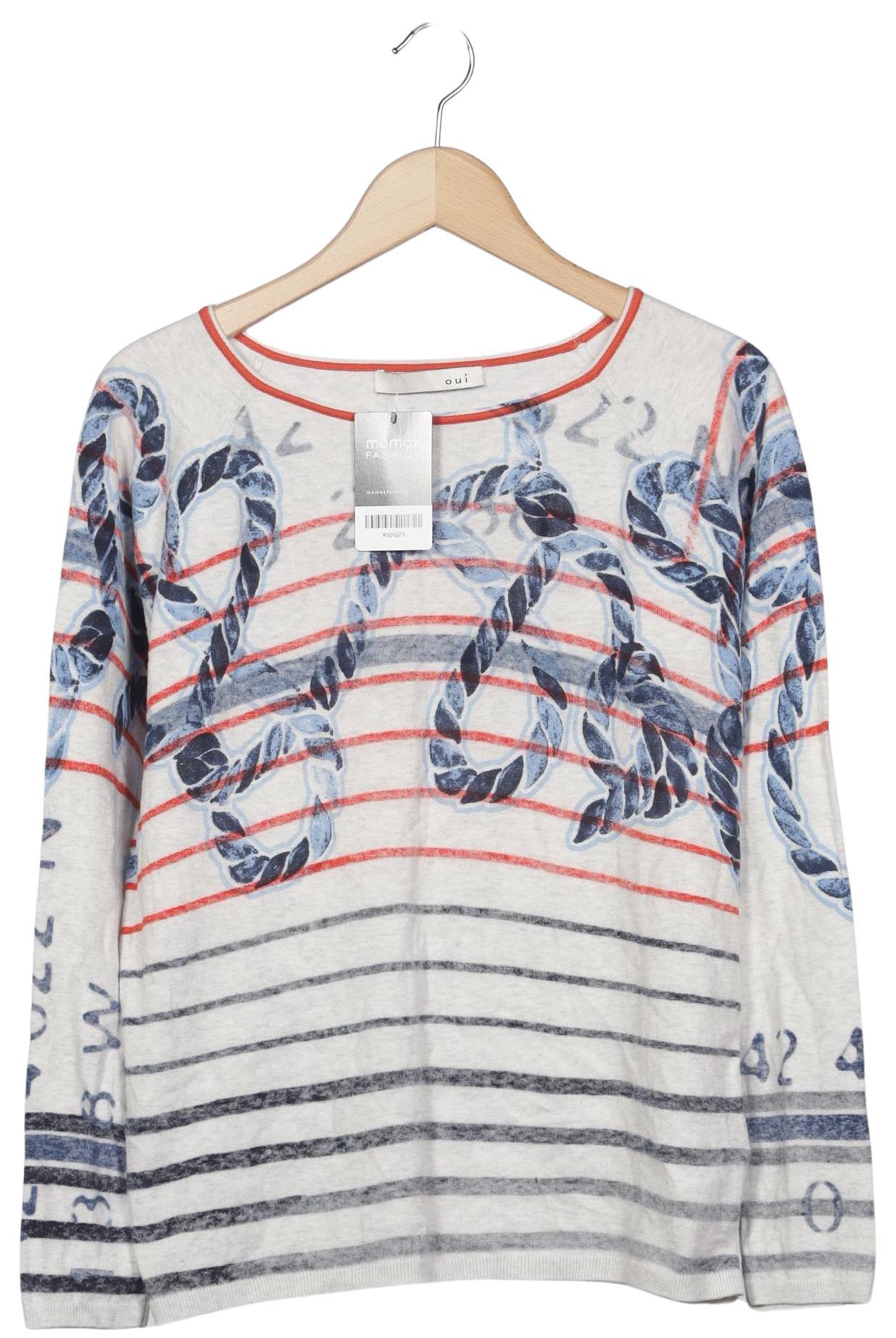 

Oui Damen Pullover, grau, Gr. 40