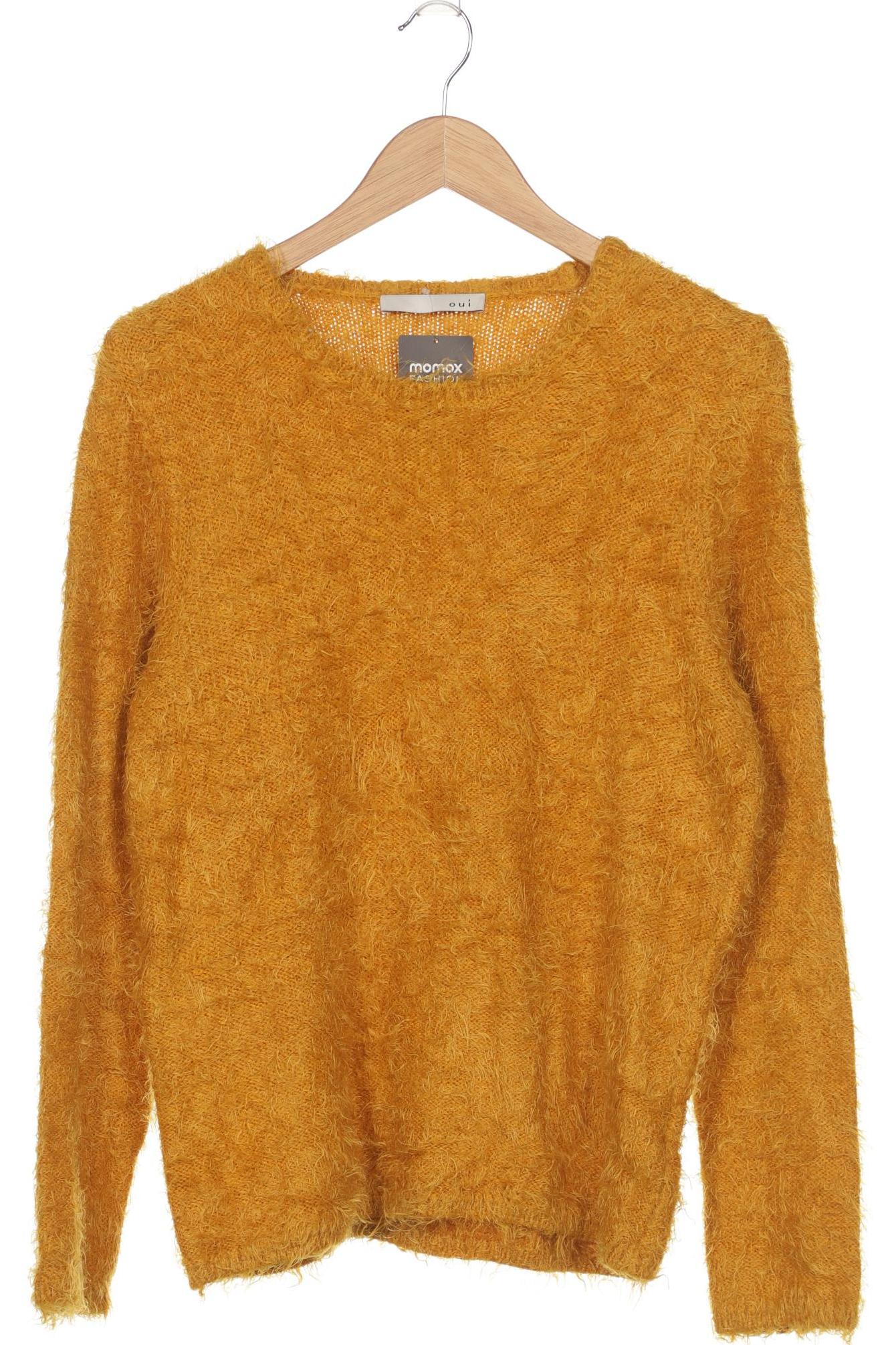 

Oui Damen Pullover, gelb, Gr. 38