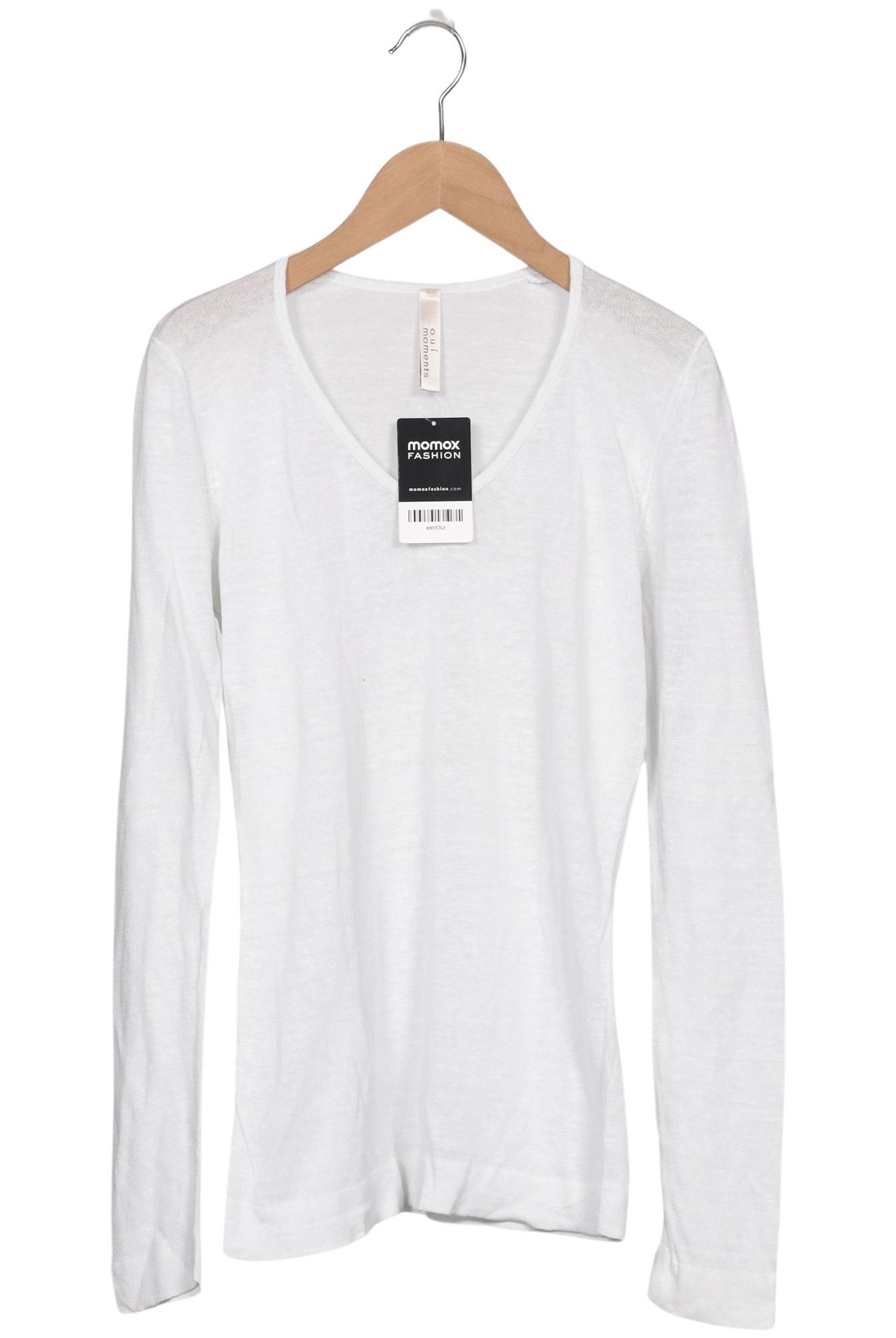 

Oui Damen Pullover, weiß, Gr. 34