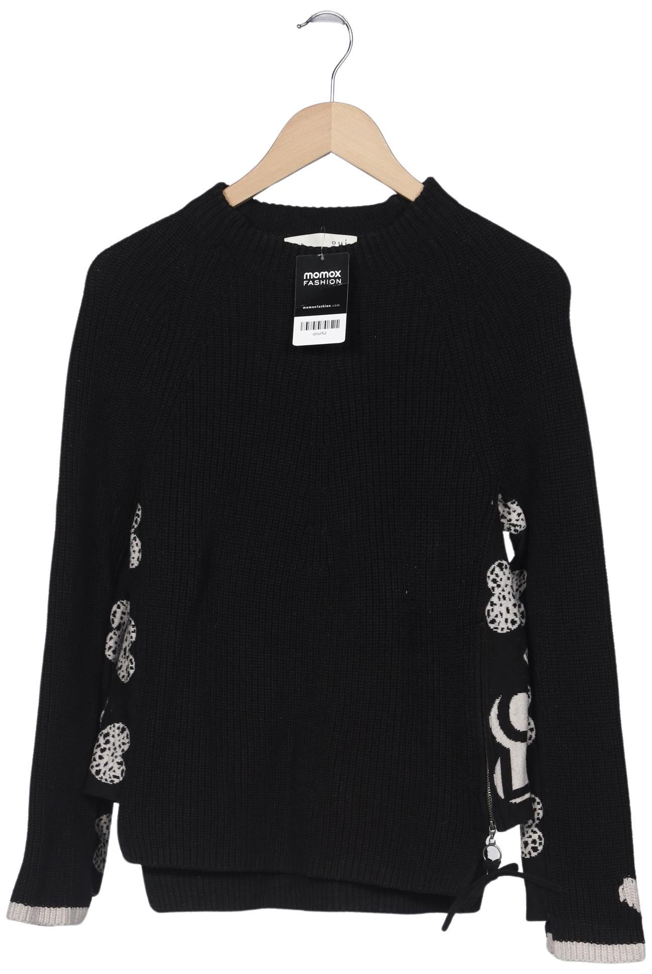 

Oui Damen Pullover, schwarz, Gr. 38