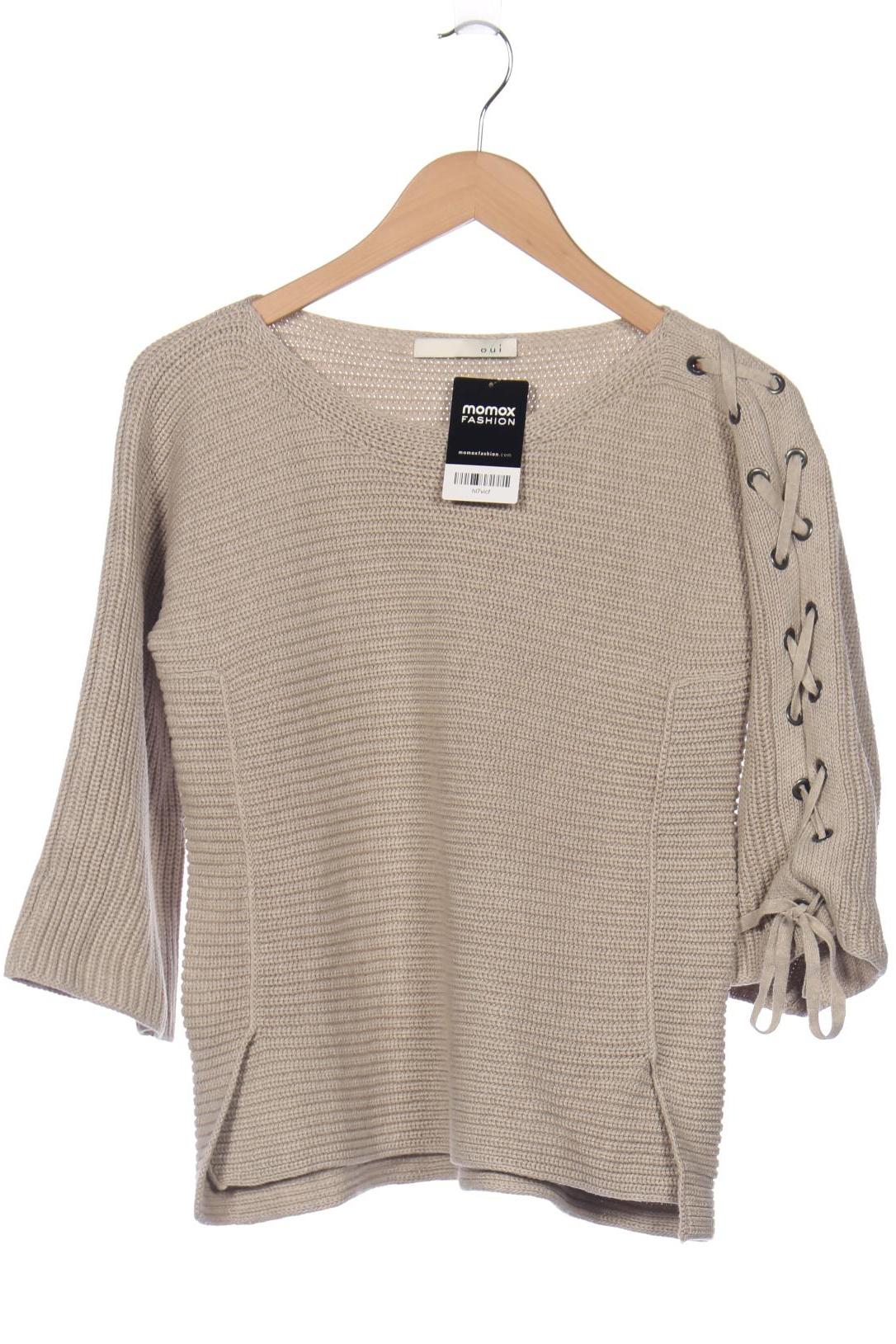 

Oui Damen Pullover, beige, Gr. 34