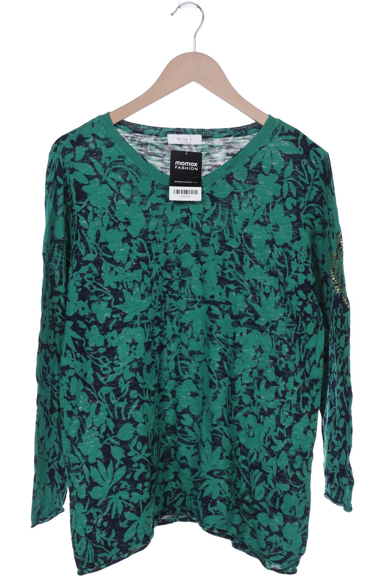 

Oui Damen Pullover, grün, Gr. 44