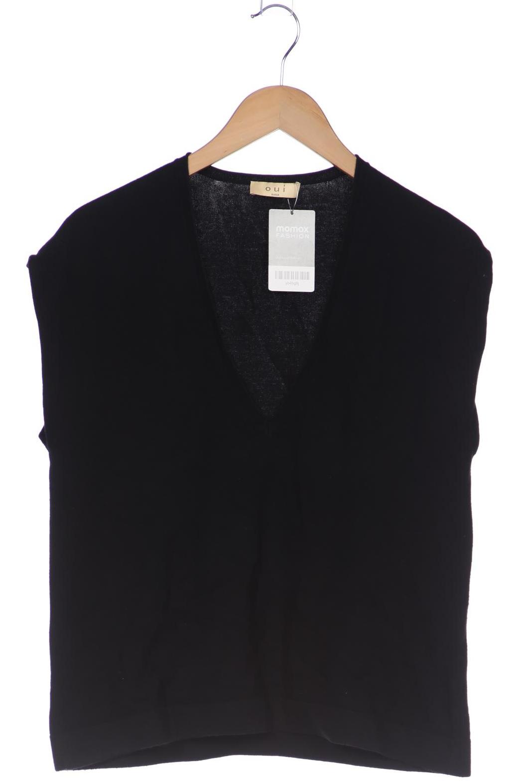 

Oui Damen Pullover, schwarz