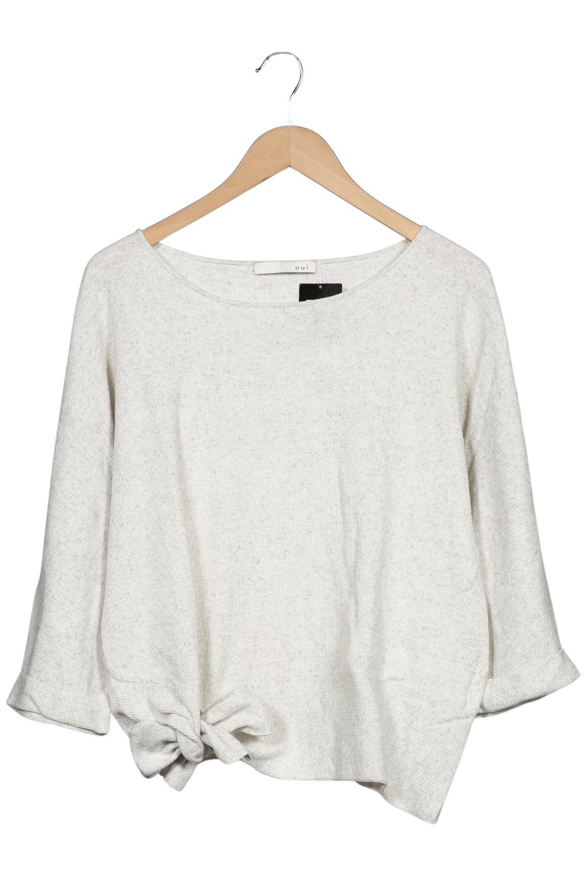 

Oui Damen Pullover, grau, Gr. 42