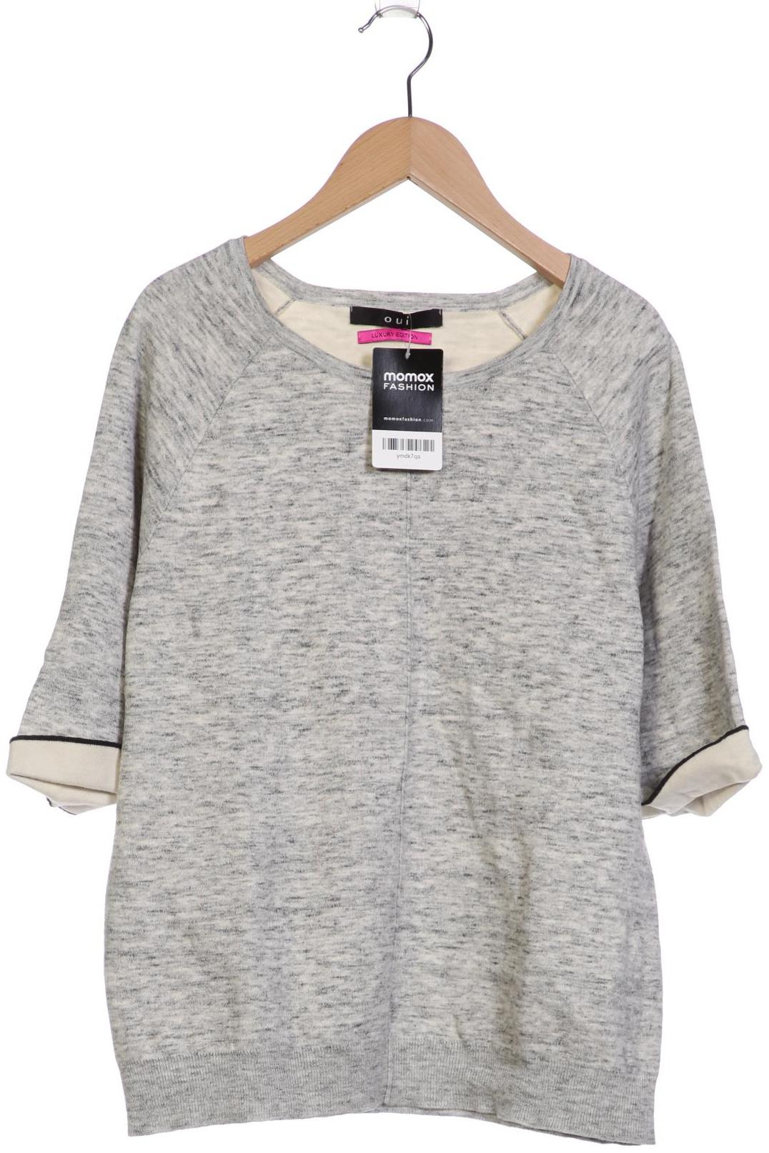 

Oui Damen Pullover, grau, Gr. 38