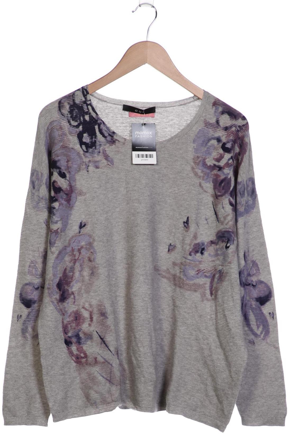 

Oui Damen Pullover, grau, Gr. 46