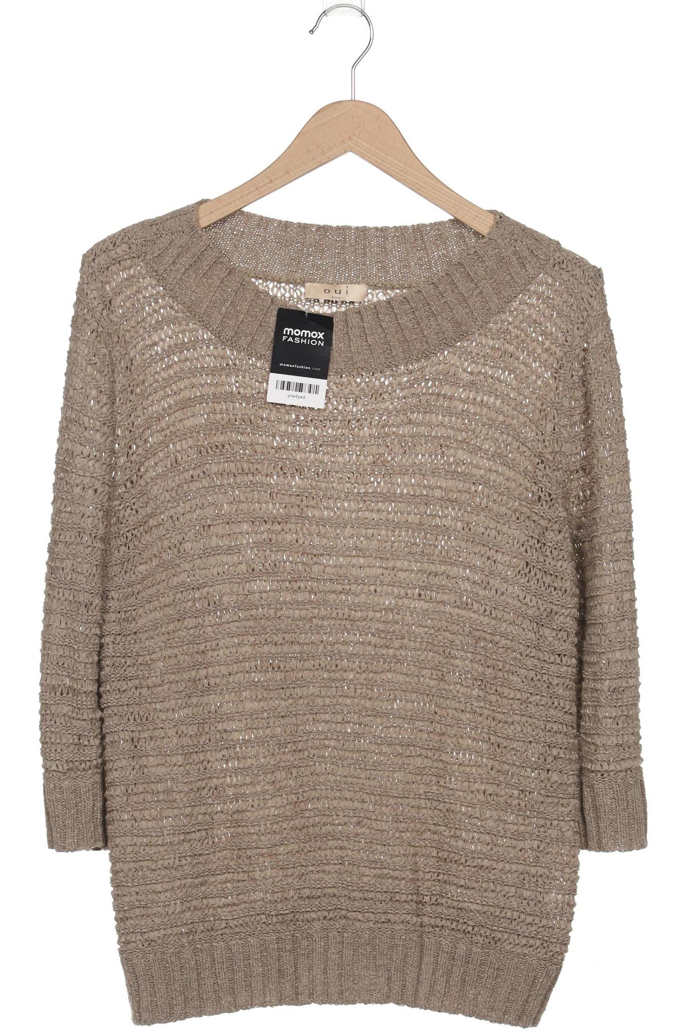 

Oui Damen Pullover, beige, Gr. 44