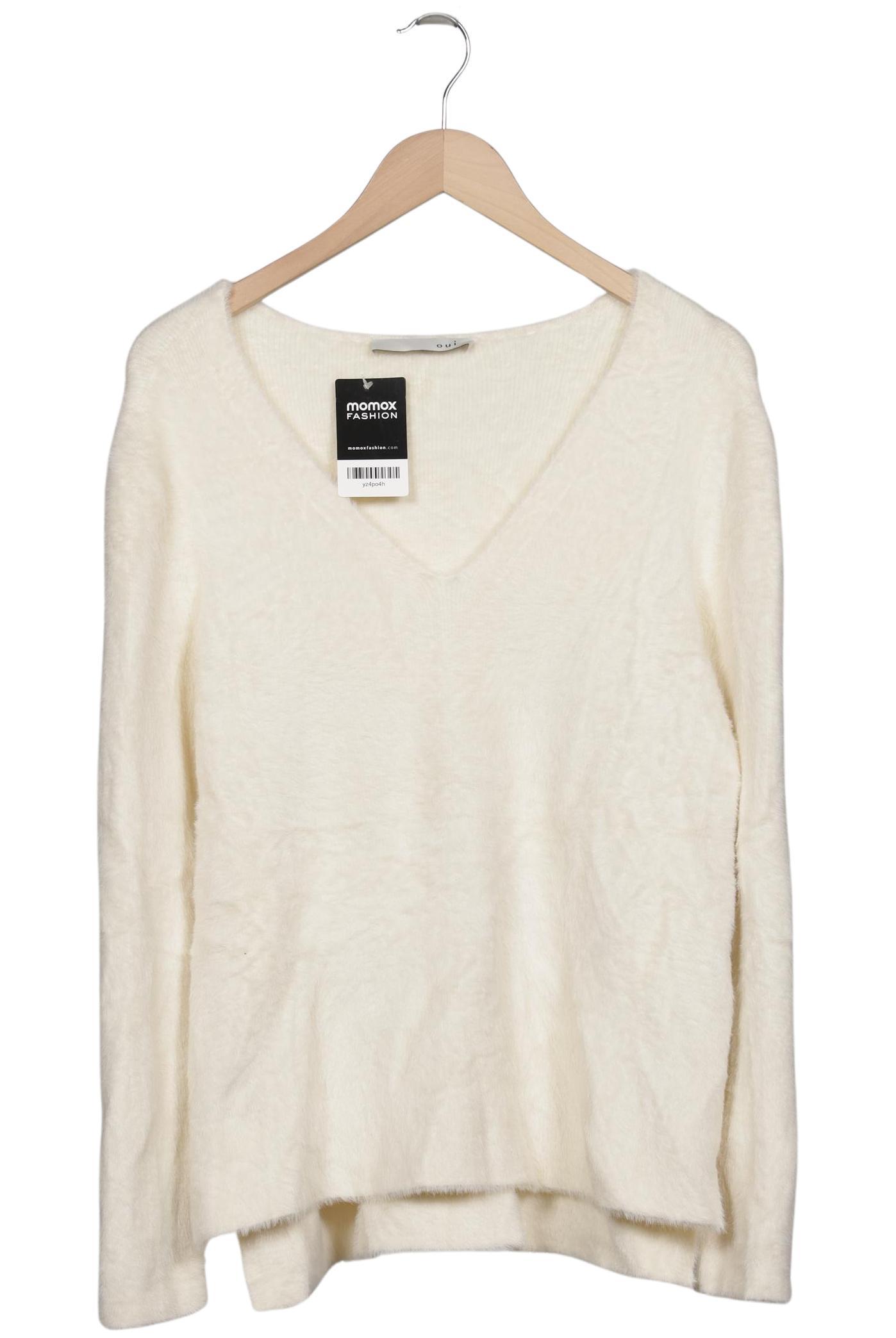 

Oui Damen Pullover, cremeweiß, Gr. 38