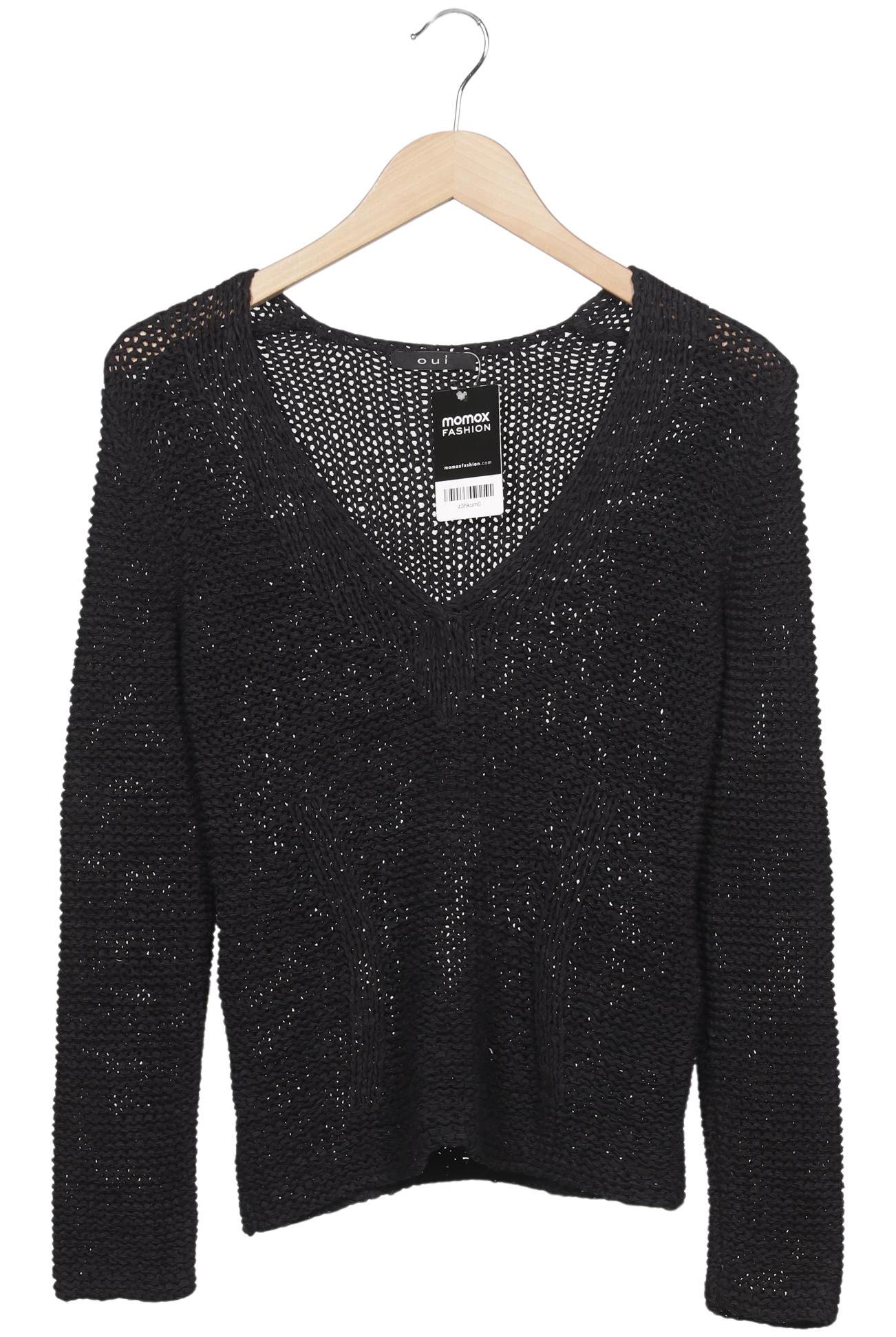 

Oui Damen Pullover, schwarz, Gr. 34