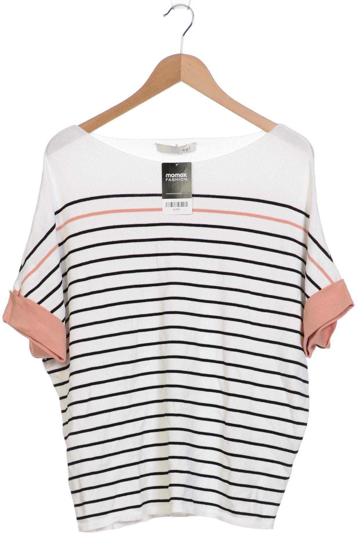 

Oui Damen Pullover, weiß, Gr. 38