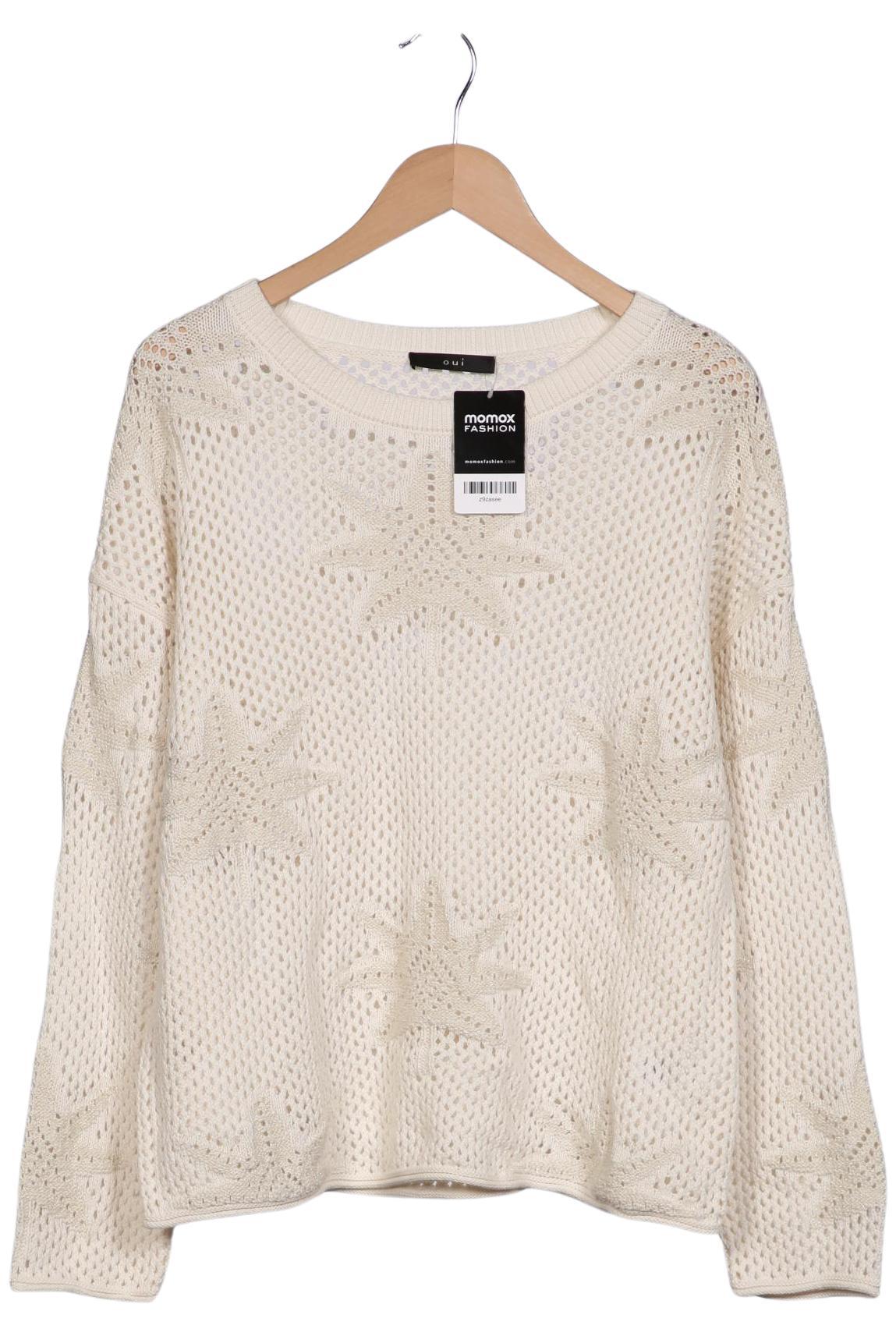 

Oui Damen Pullover, cremeweiß, Gr. 42