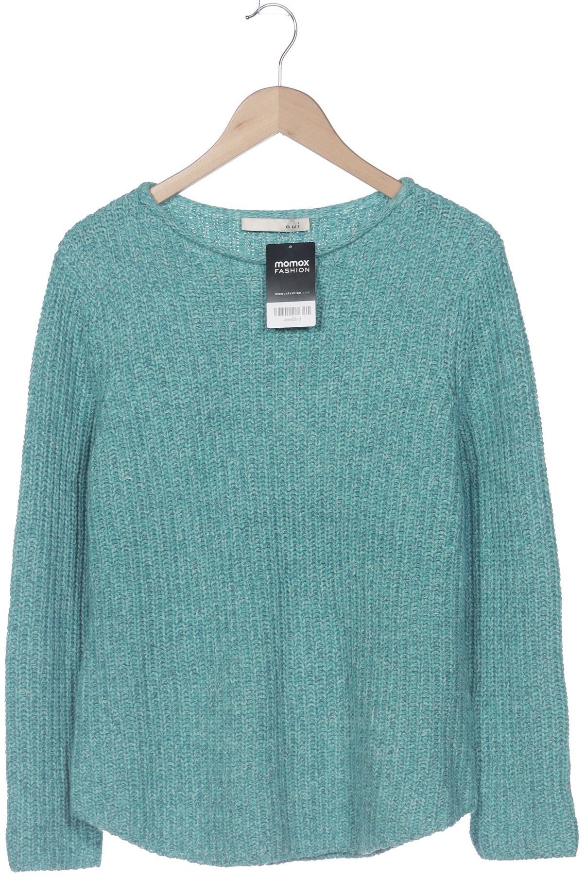 

Oui Damen Pullover, türkis, Gr. 42