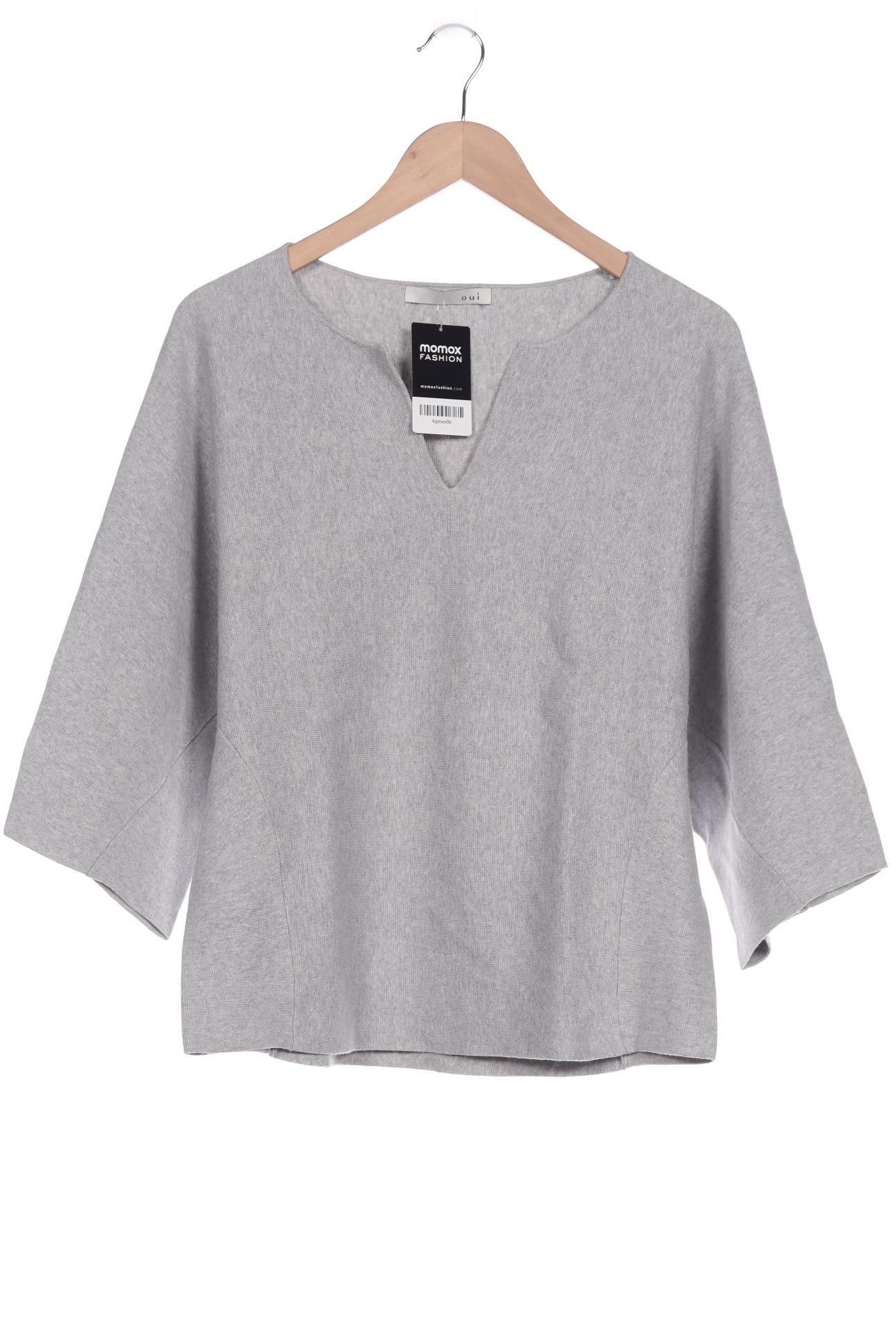 

Oui Damen Pullover, grau, Gr. 36