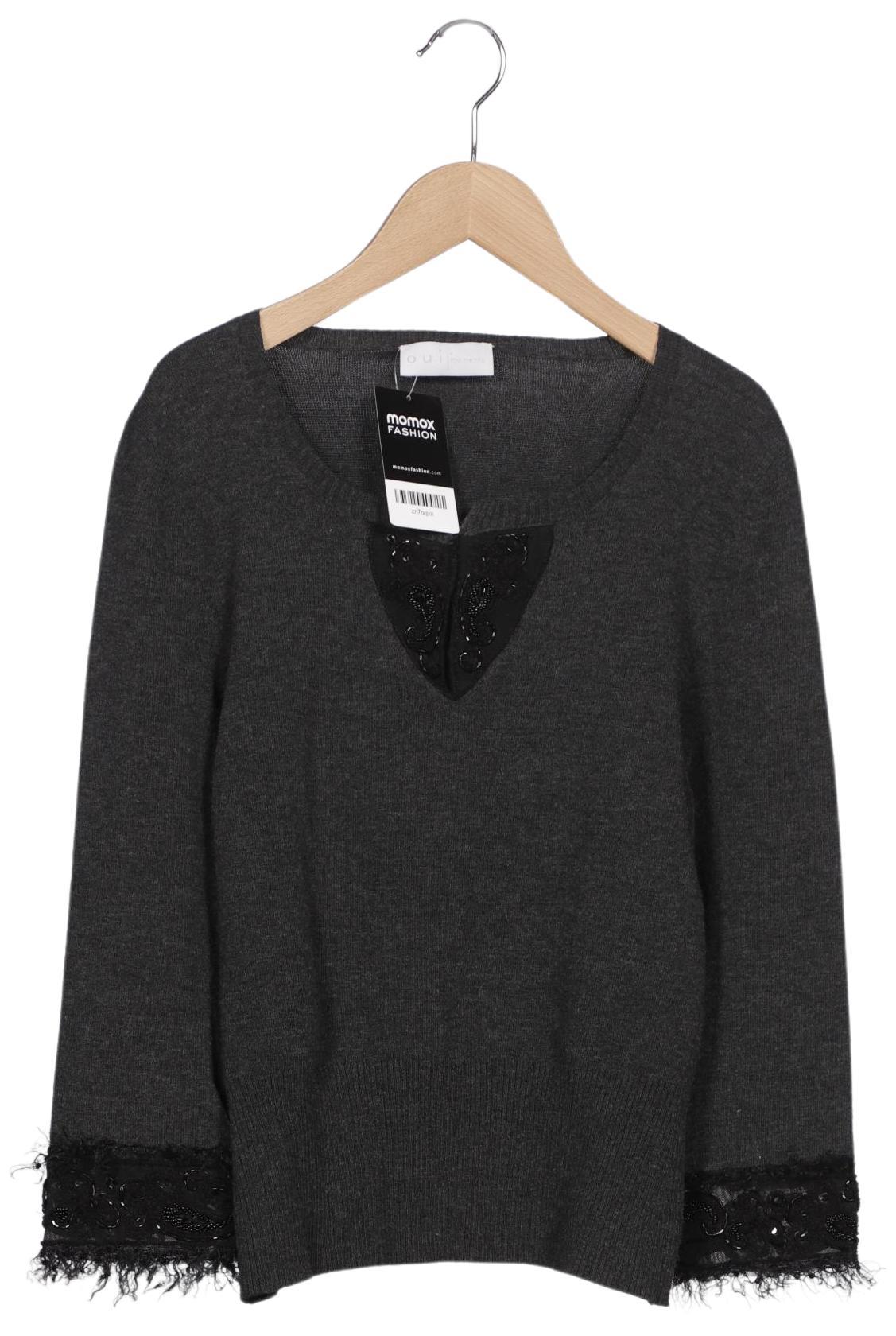 

Oui Damen Pullover, grau, Gr. 38