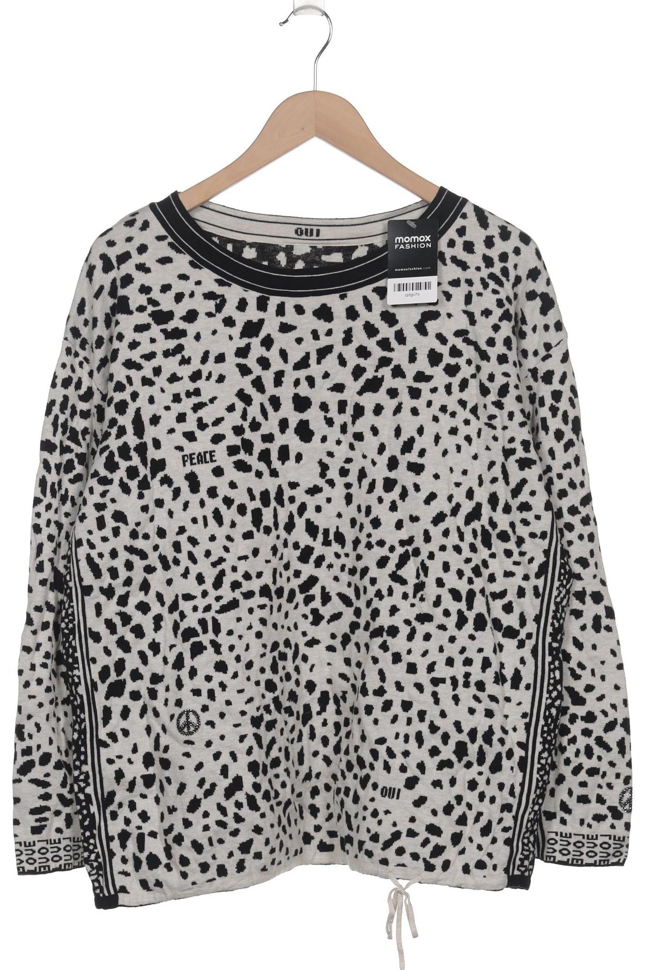 

Oui Damen Pullover, grau, Gr. 46