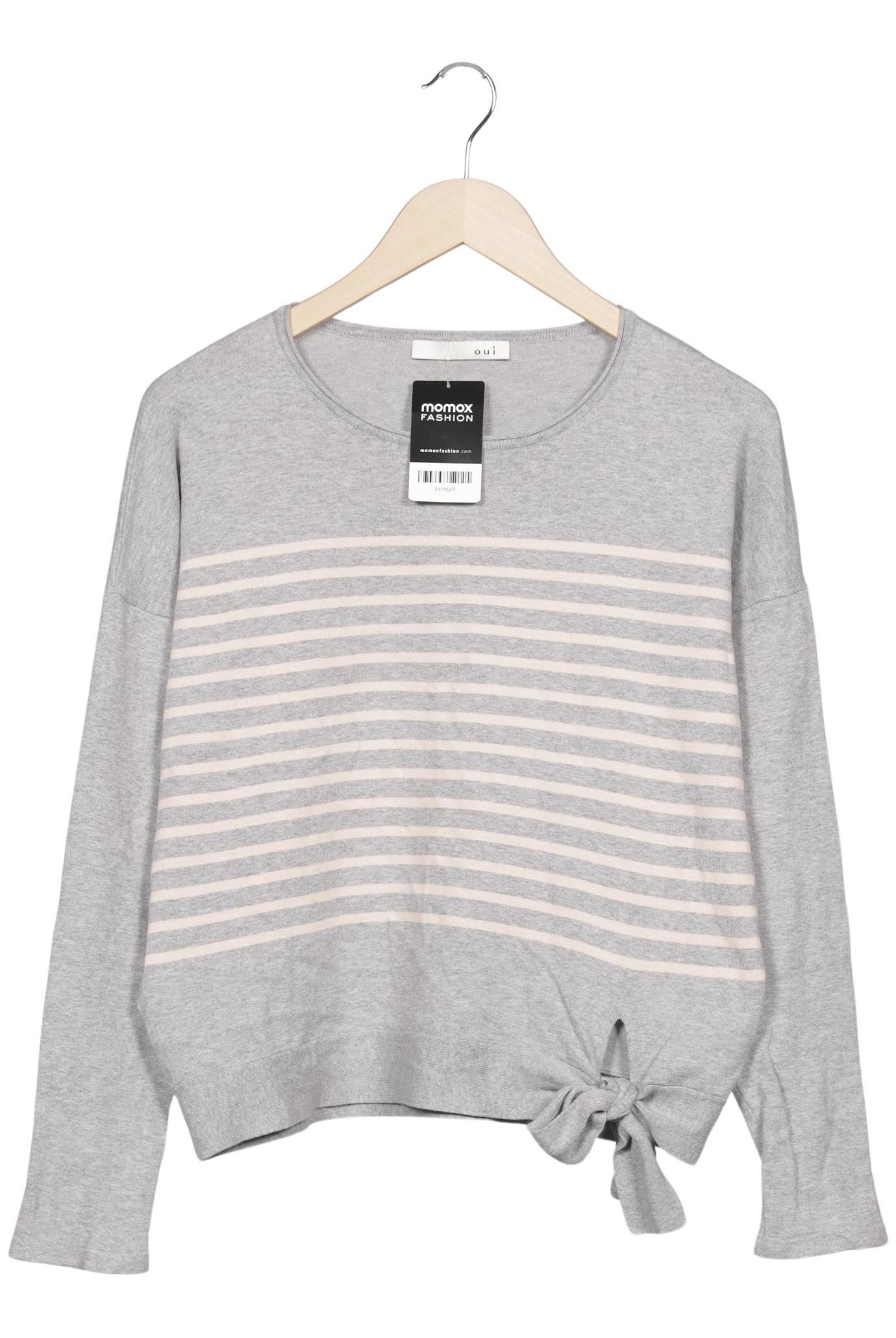 

Oui Damen Pullover, grau, Gr. 36