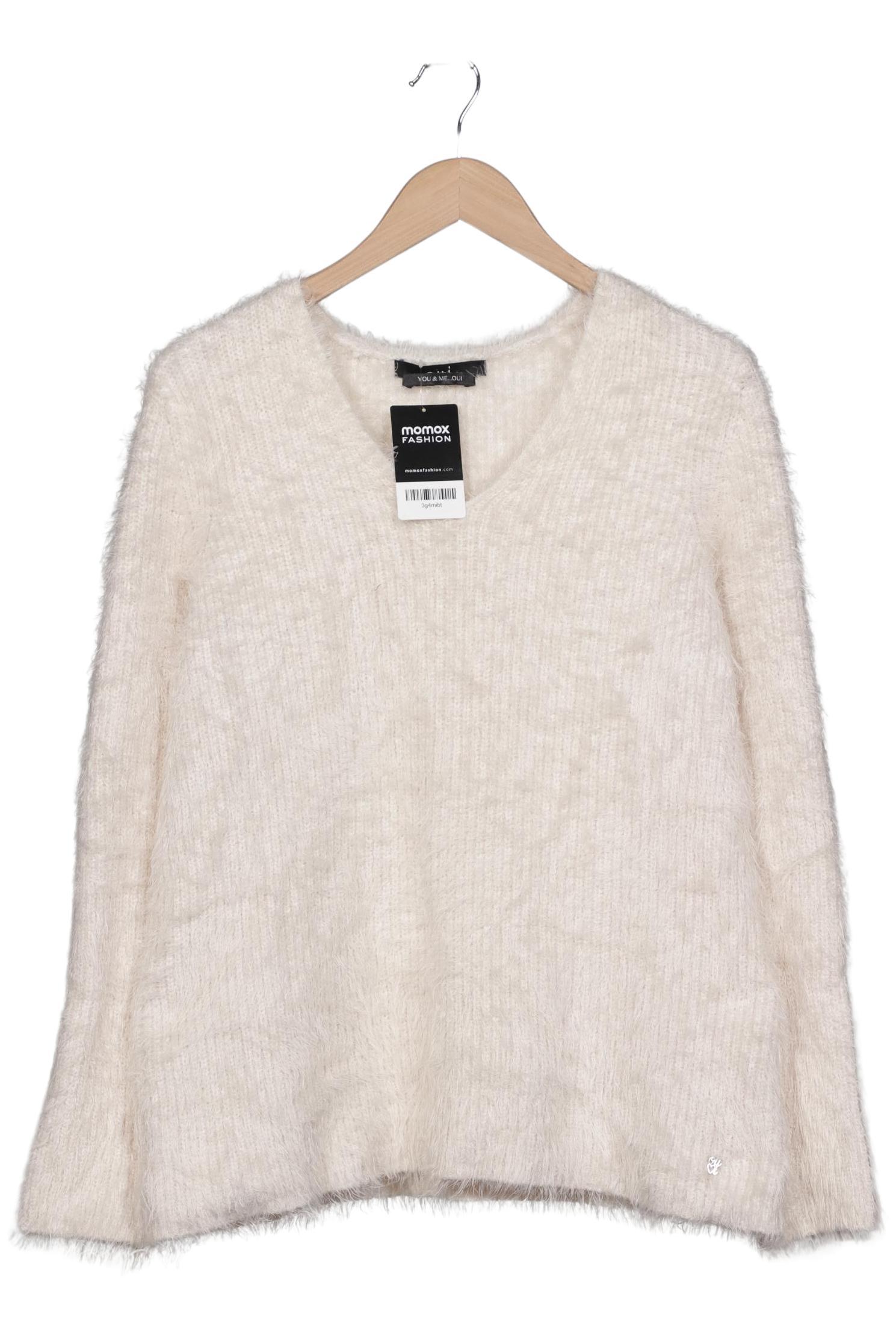 

Oui Damen Pullover, cremeweiß, Gr. 44