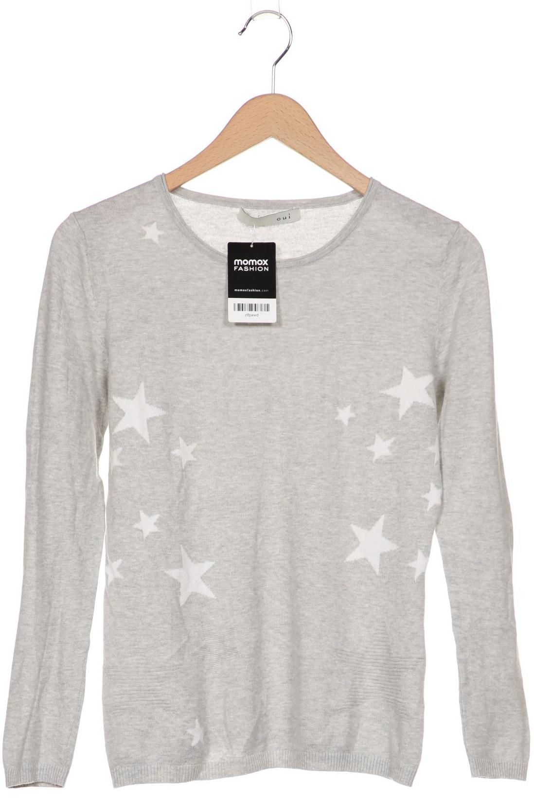 

Oui Damen Pullover, grau