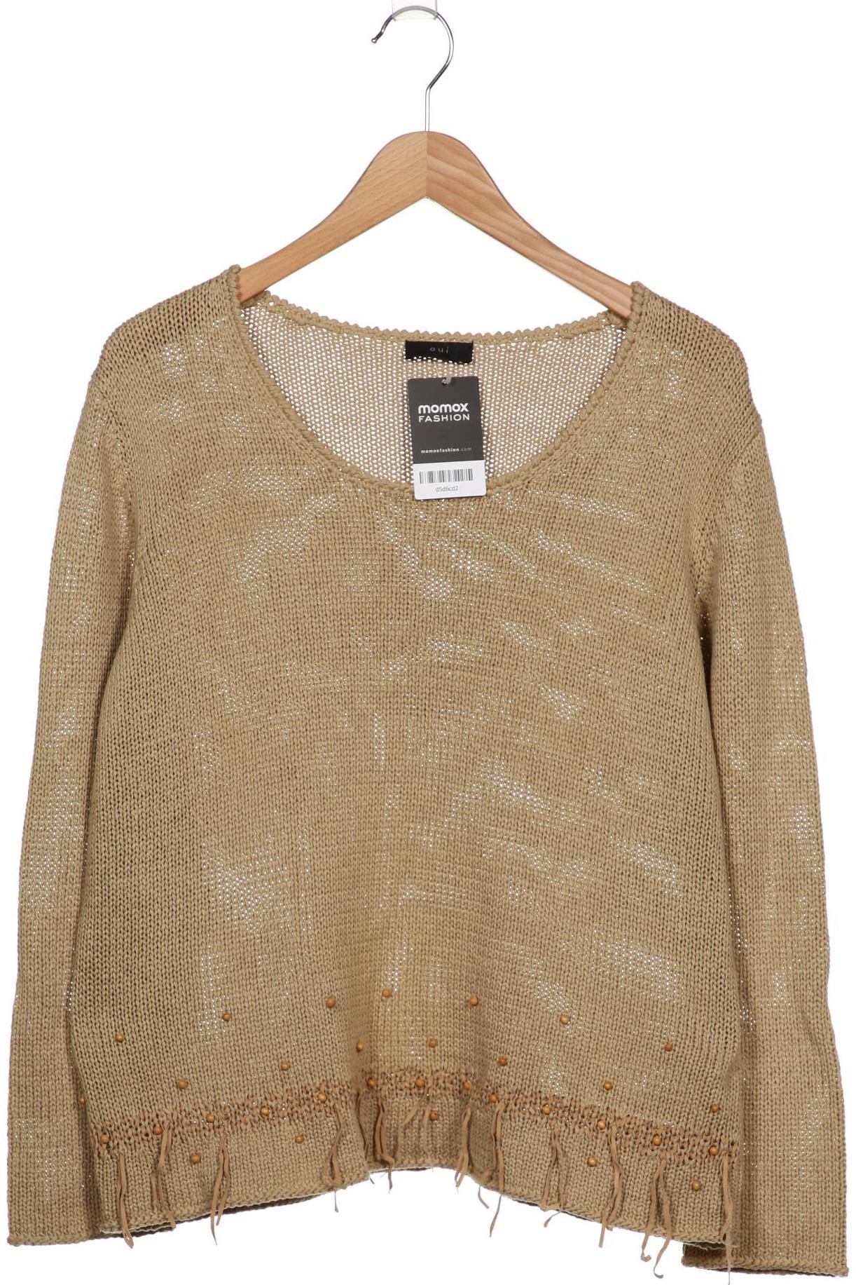 

Oui Damen Pullover, beige, Gr. 46