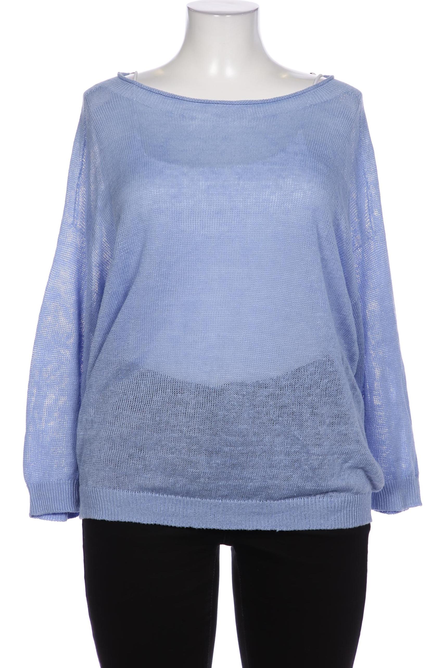 

Oui Damen Pullover, blau, Gr. 42