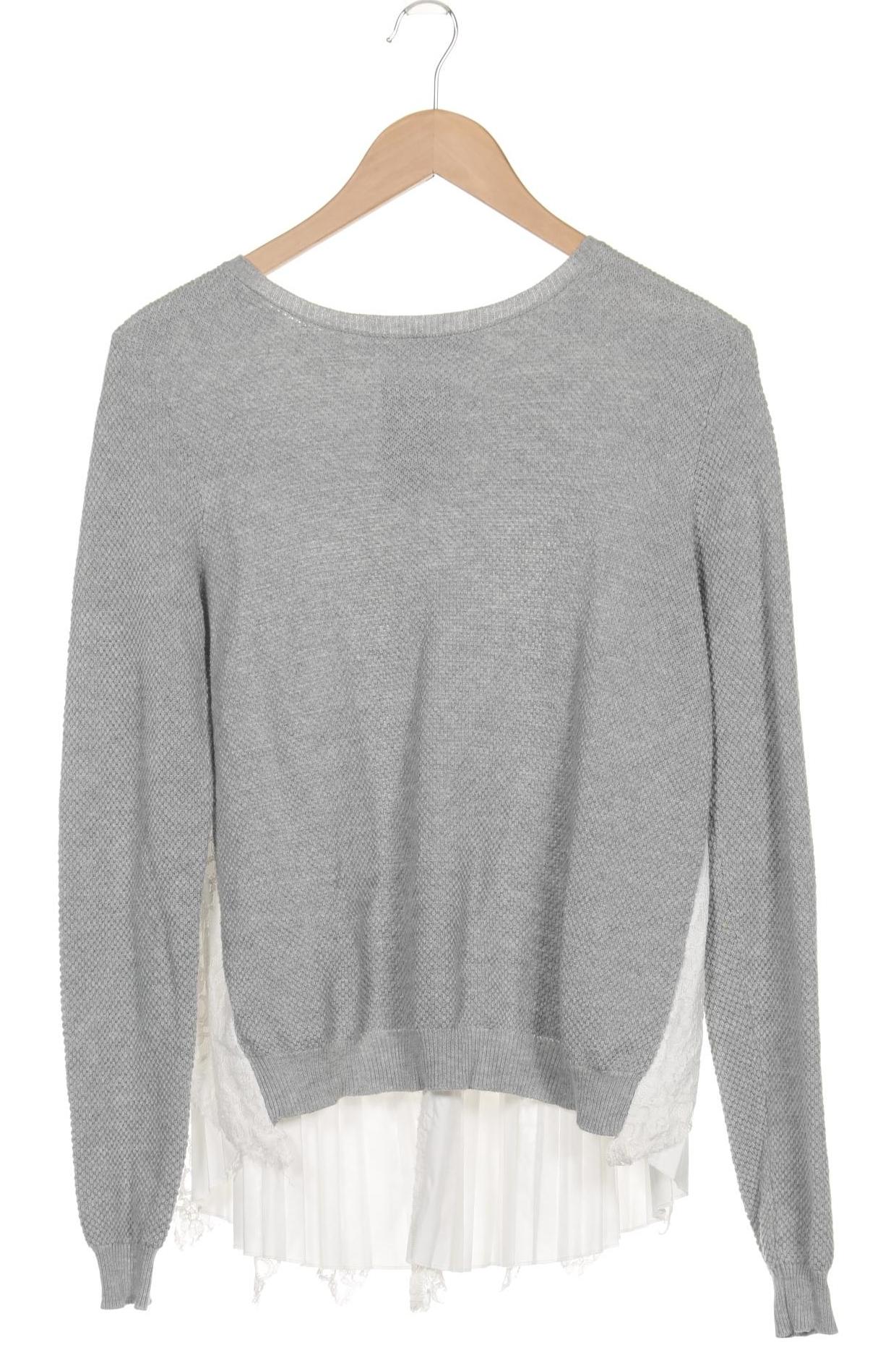 

Oui Damen Pullover, grau, Gr. 36