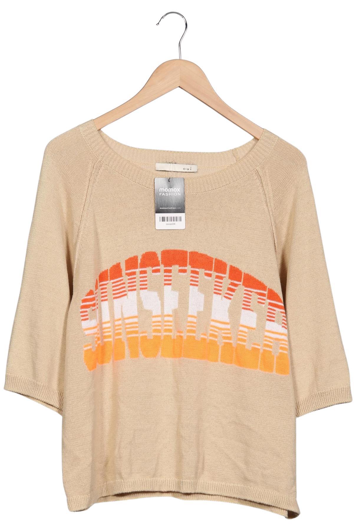 

Oui Damen Pullover, beige, Gr. 40