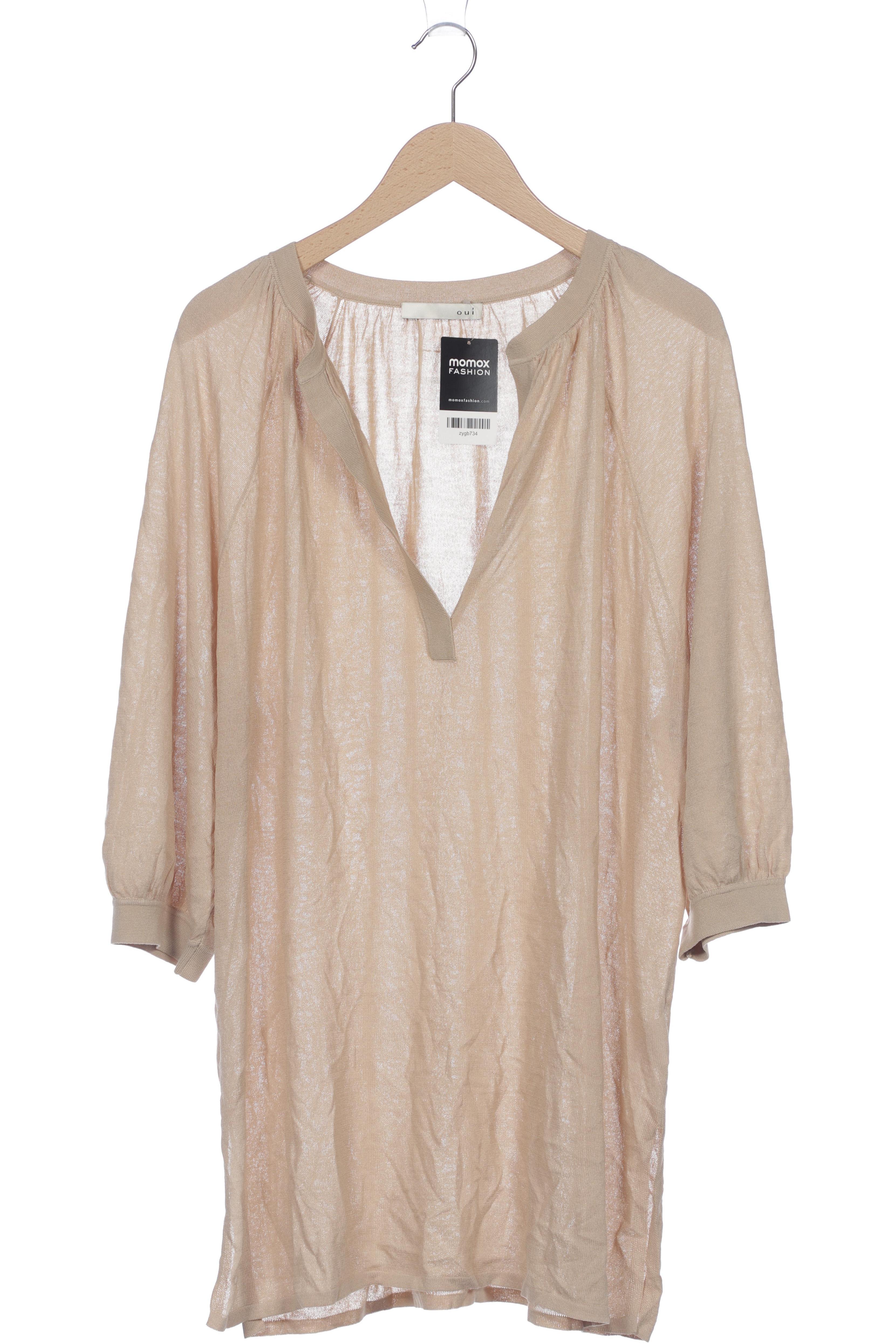 

Oui Damen Pullover, beige, Gr. 44