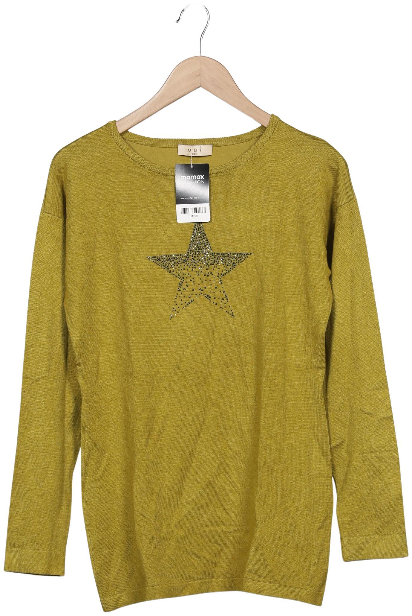 

Oui Damen Pullover, grün, Gr. 38