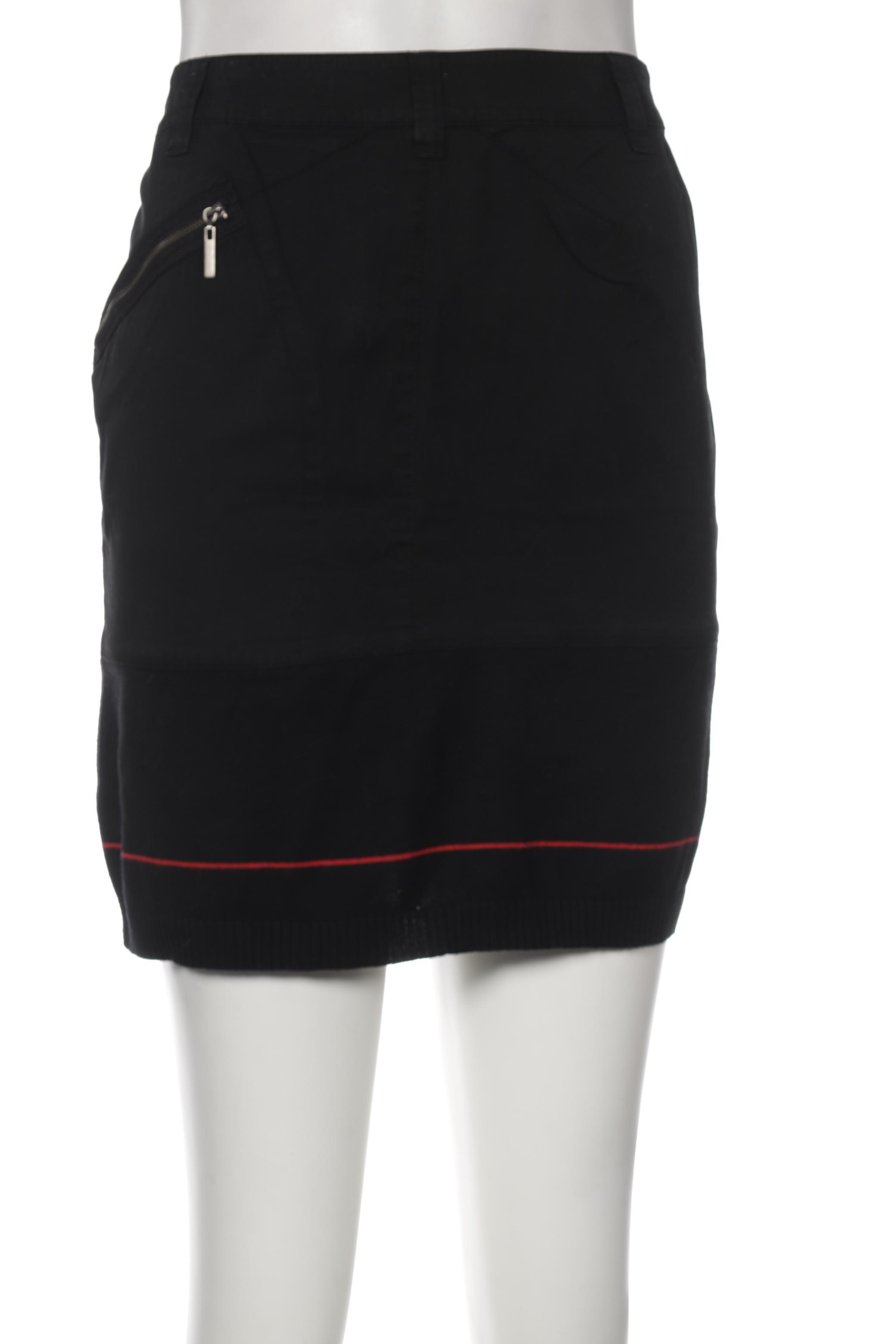 

Oui Damen Rock, schwarz