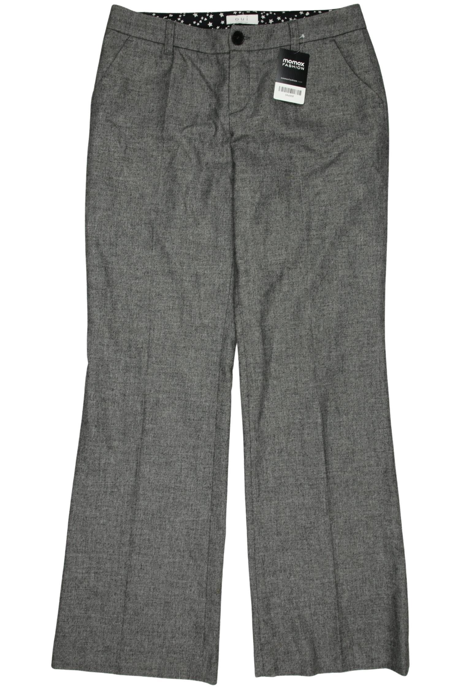 

Oui Damen Stoffhose, grau, Gr. 38