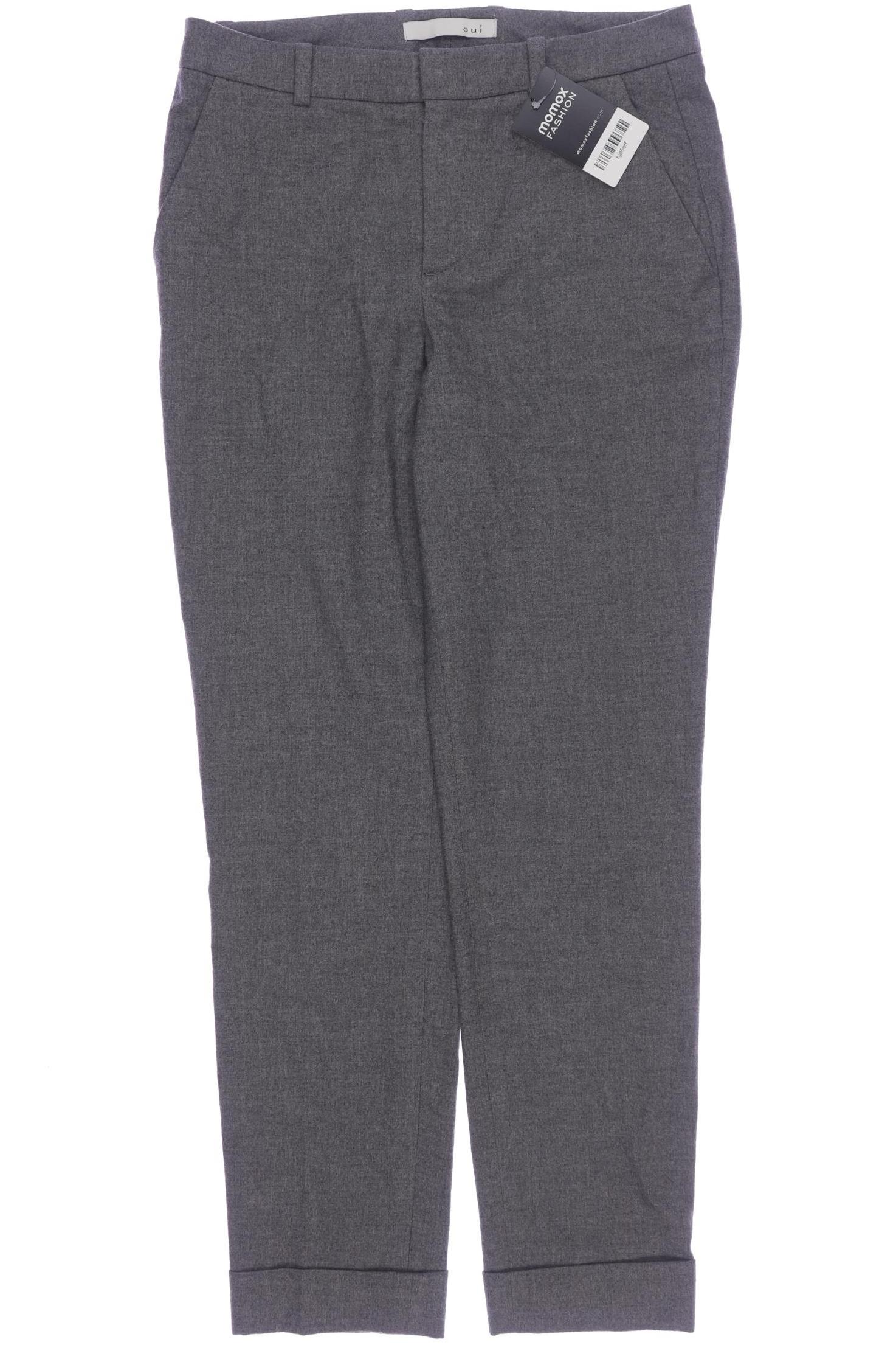

Oui Damen Stoffhose, grau, Gr. 34