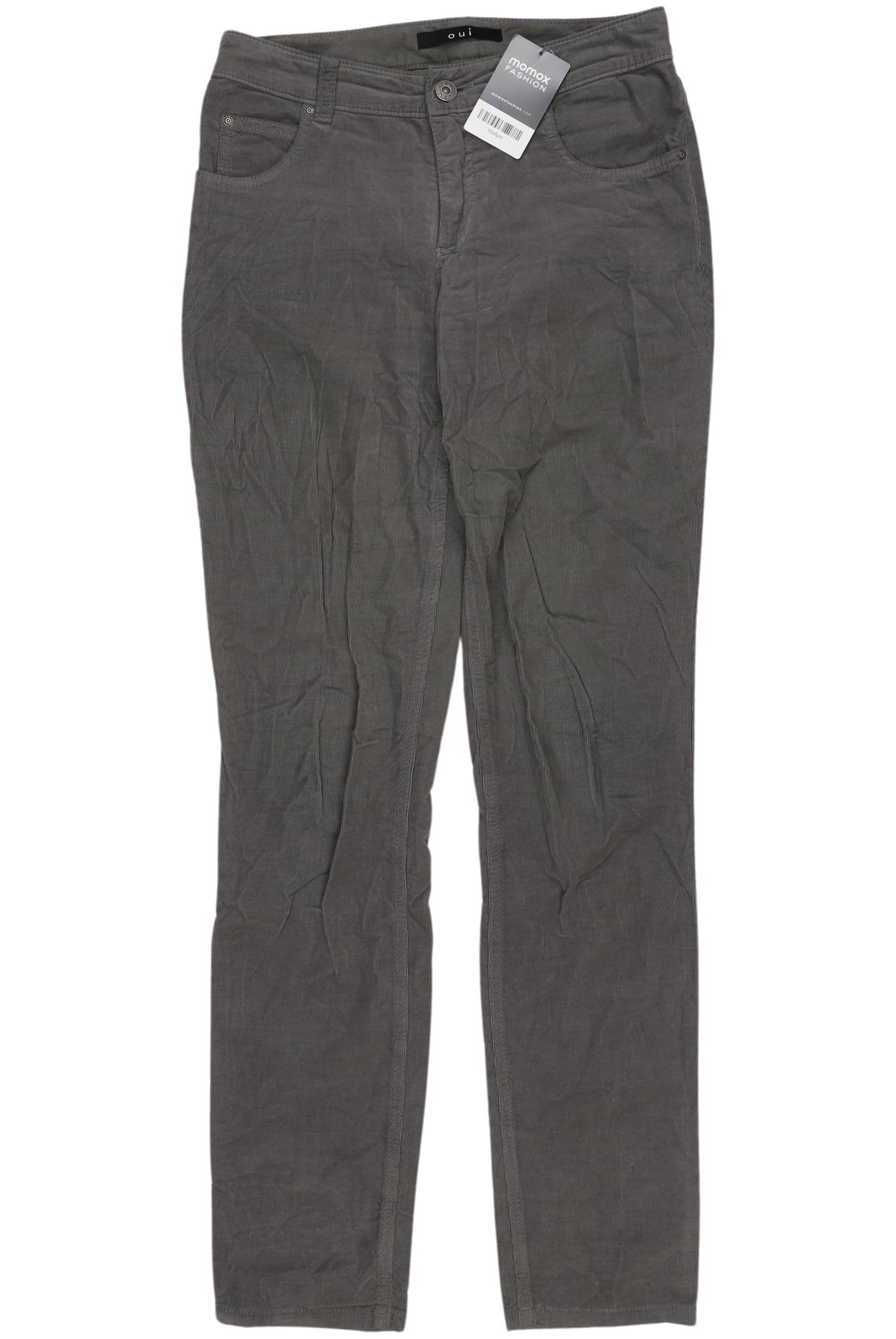 

Oui Damen Stoffhose, grau, Gr. 34