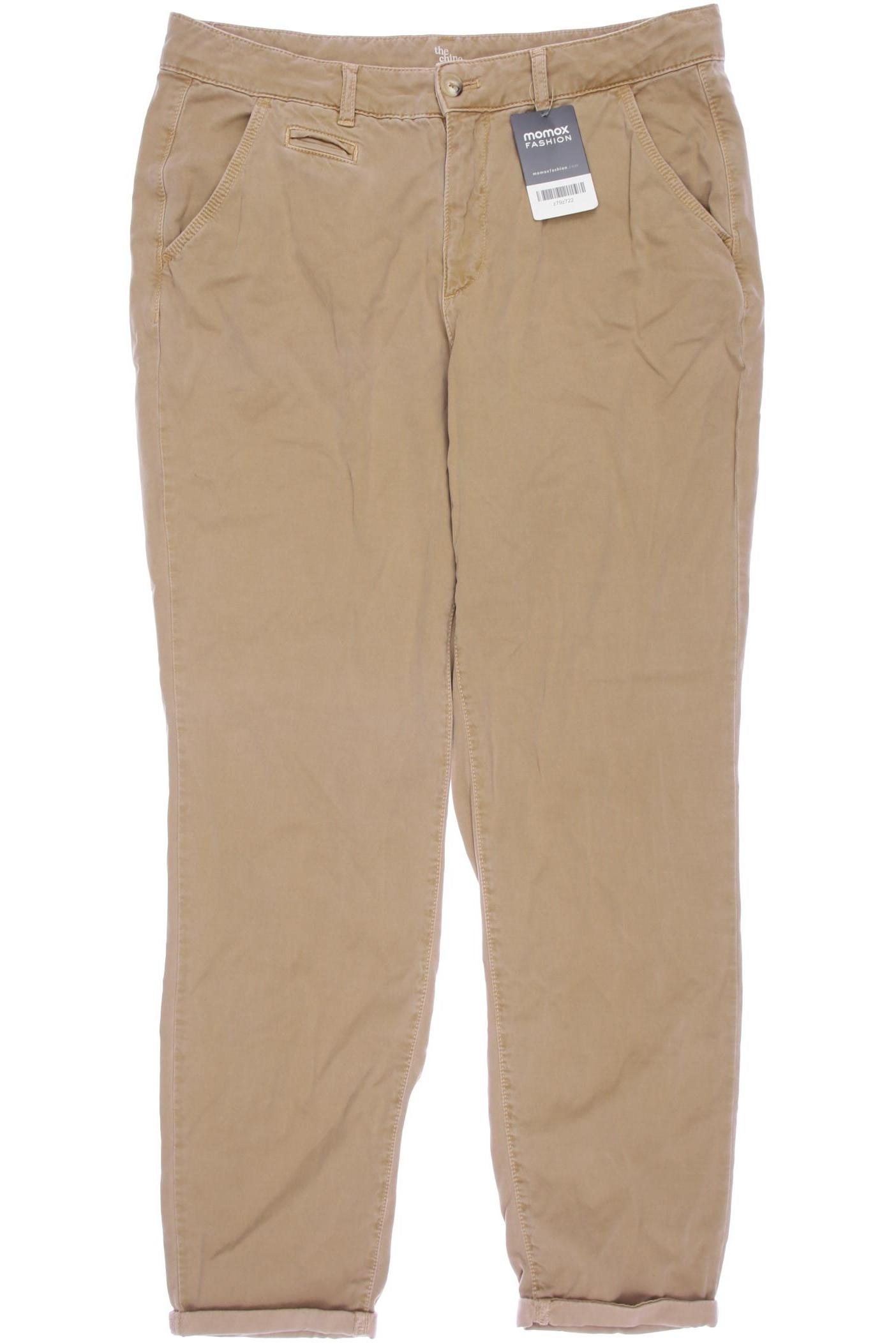 

Oui Damen Stoffhose, beige, Gr. 42