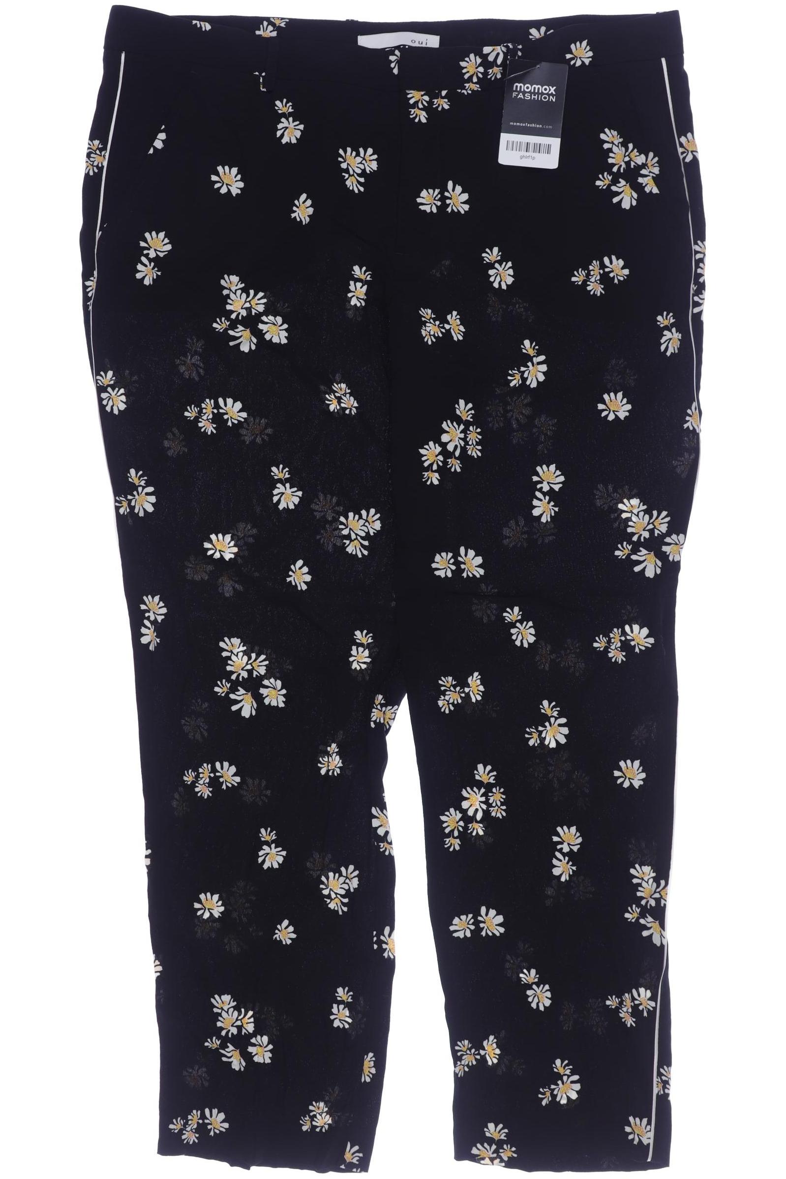 

Oui Damen Stoffhose, schwarz, Gr. 38