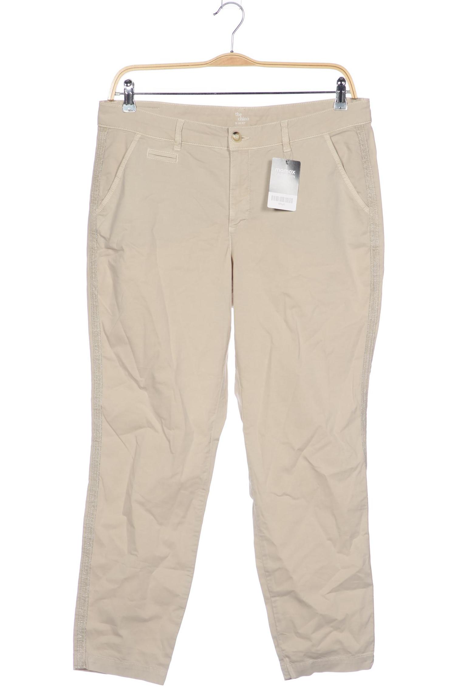 

Oui Damen Stoffhose, beige, Gr. 44