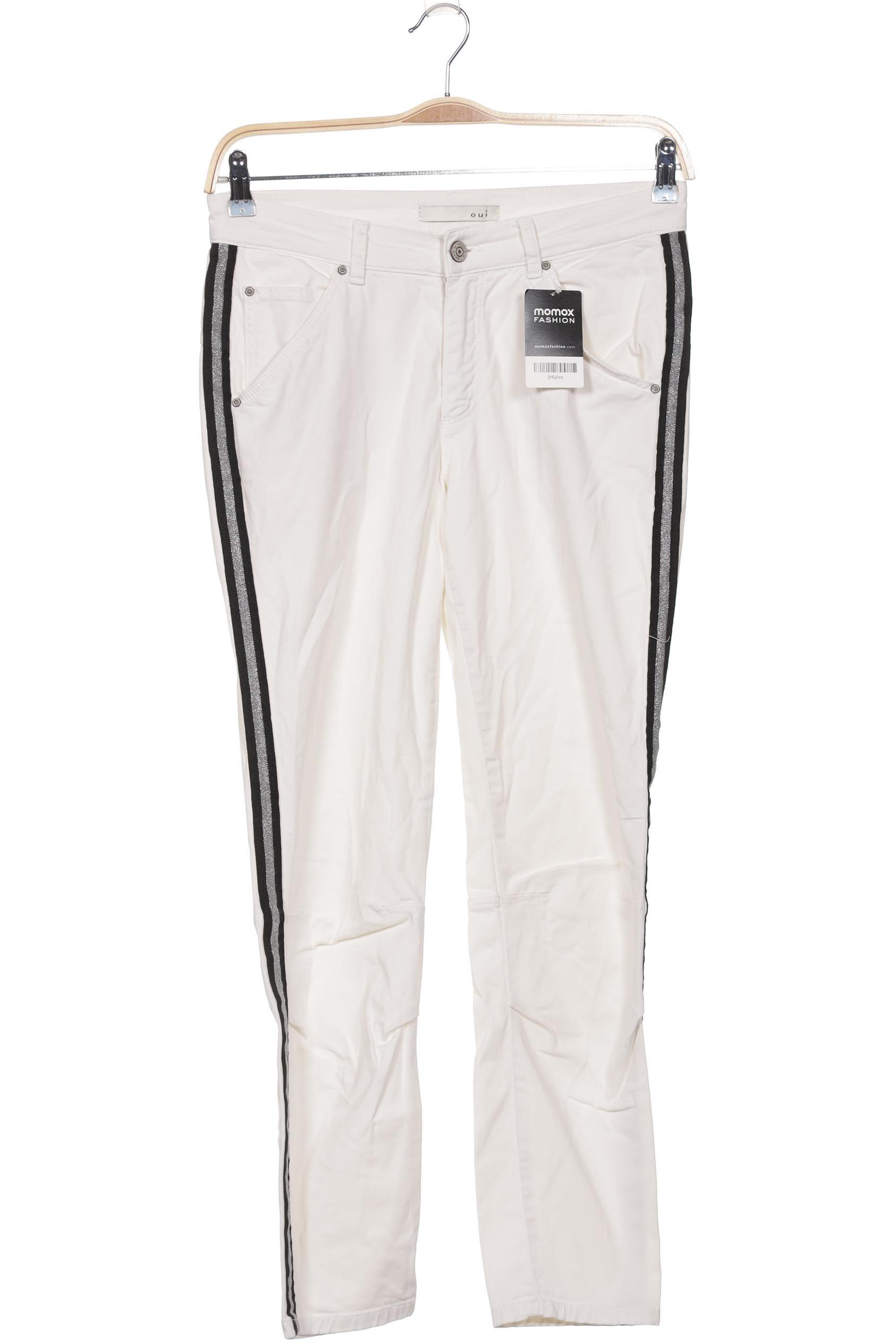 

Oui Damen Stoffhose, weiß, Gr. 38