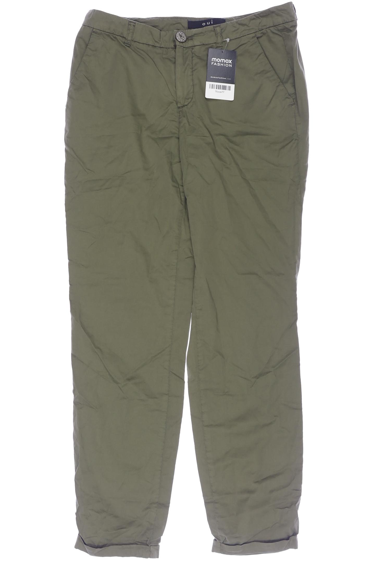 

Oui Damen Stoffhose, grün, Gr. 36