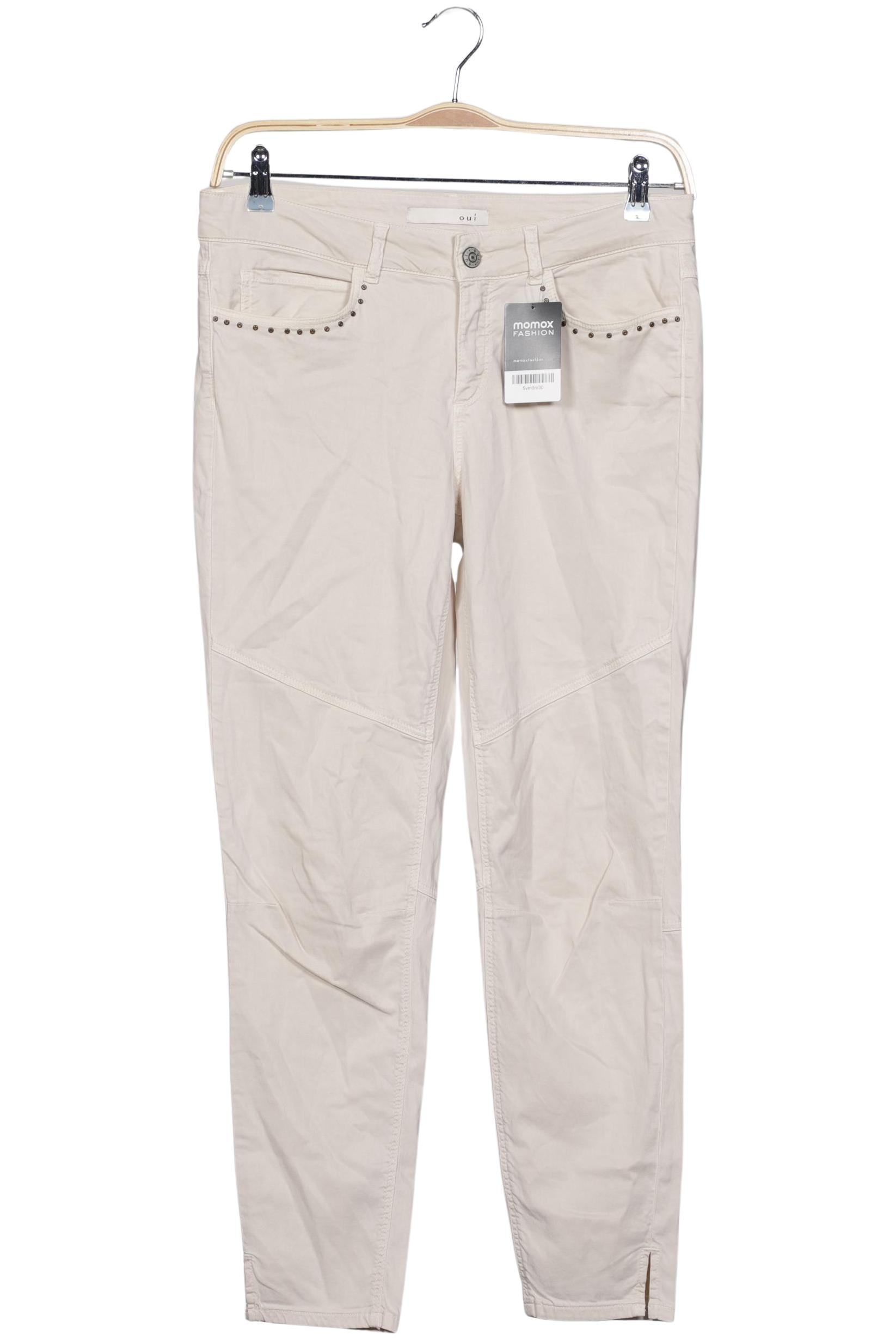 

Oui Damen Stoffhose, cremeweiß, Gr. 40