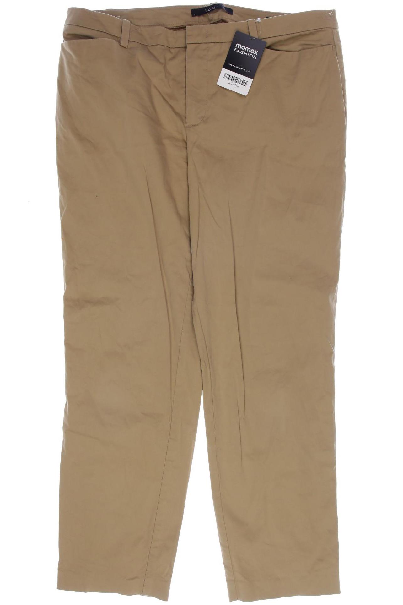 

Oui Damen Stoffhose, beige, Gr. 42