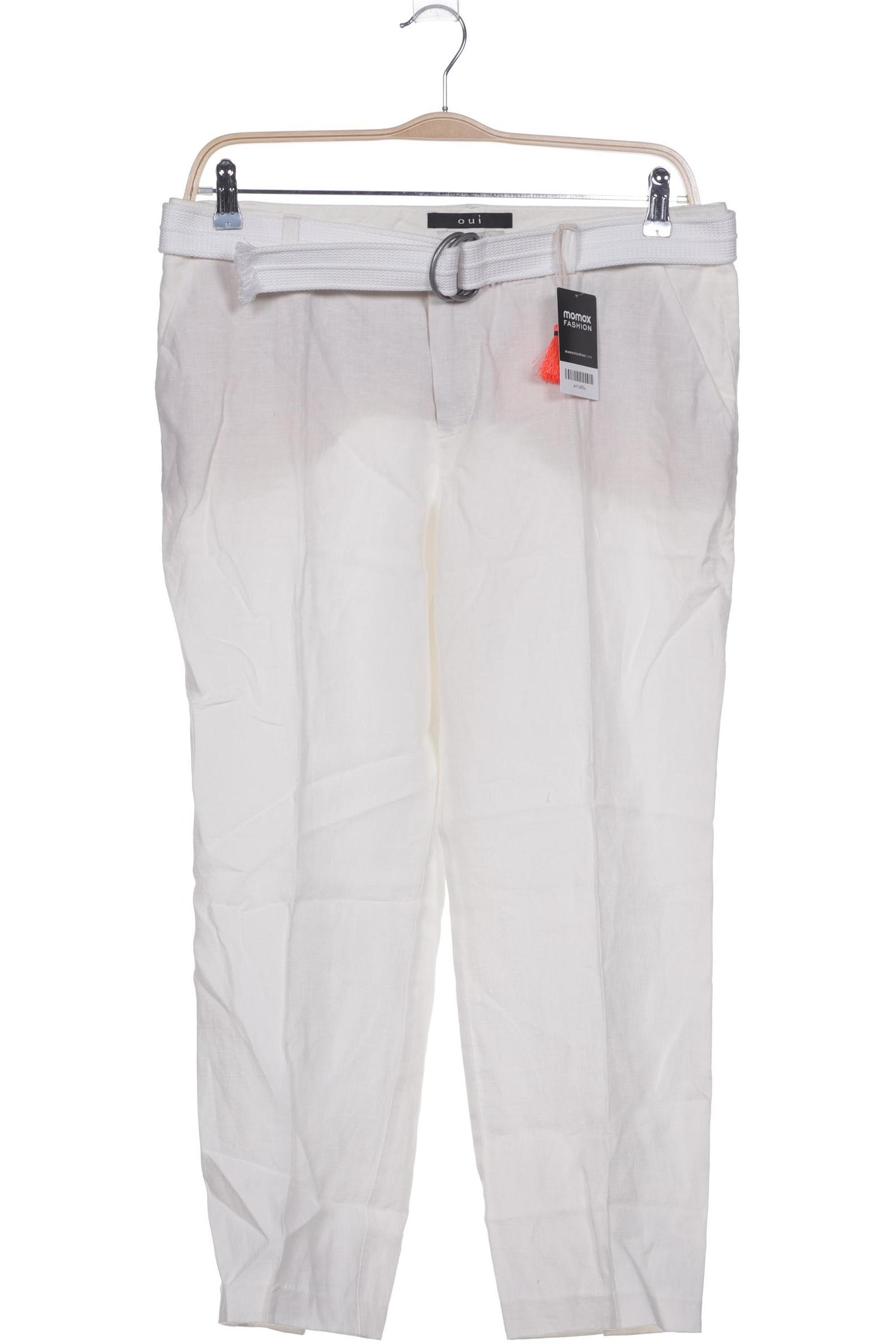 

Oui Damen Stoffhose, weiß, Gr. 42