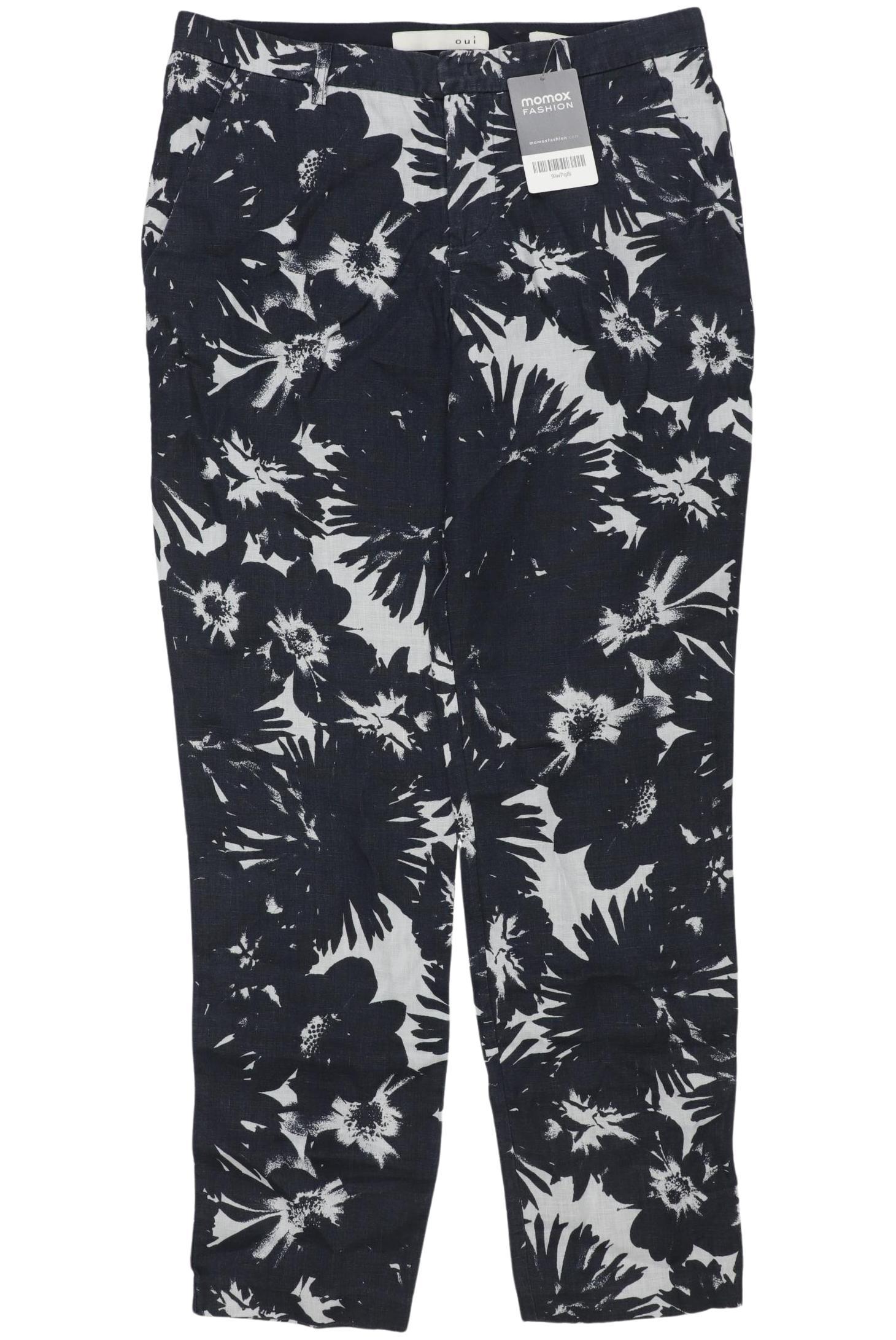 

Oui Damen Stoffhose, mehrfarbig, Gr. 34