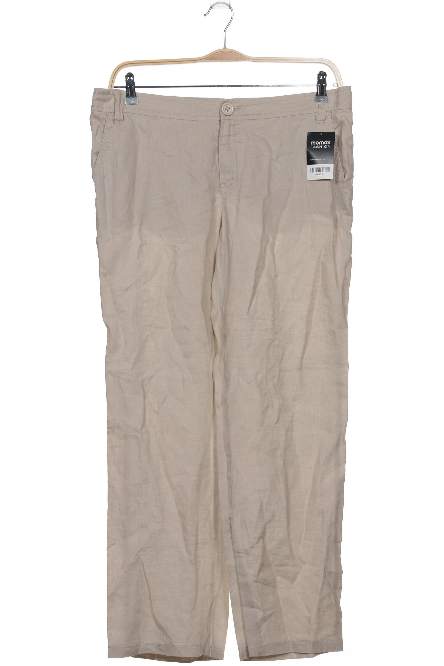 

Oui Damen Stoffhose, beige, Gr. 42