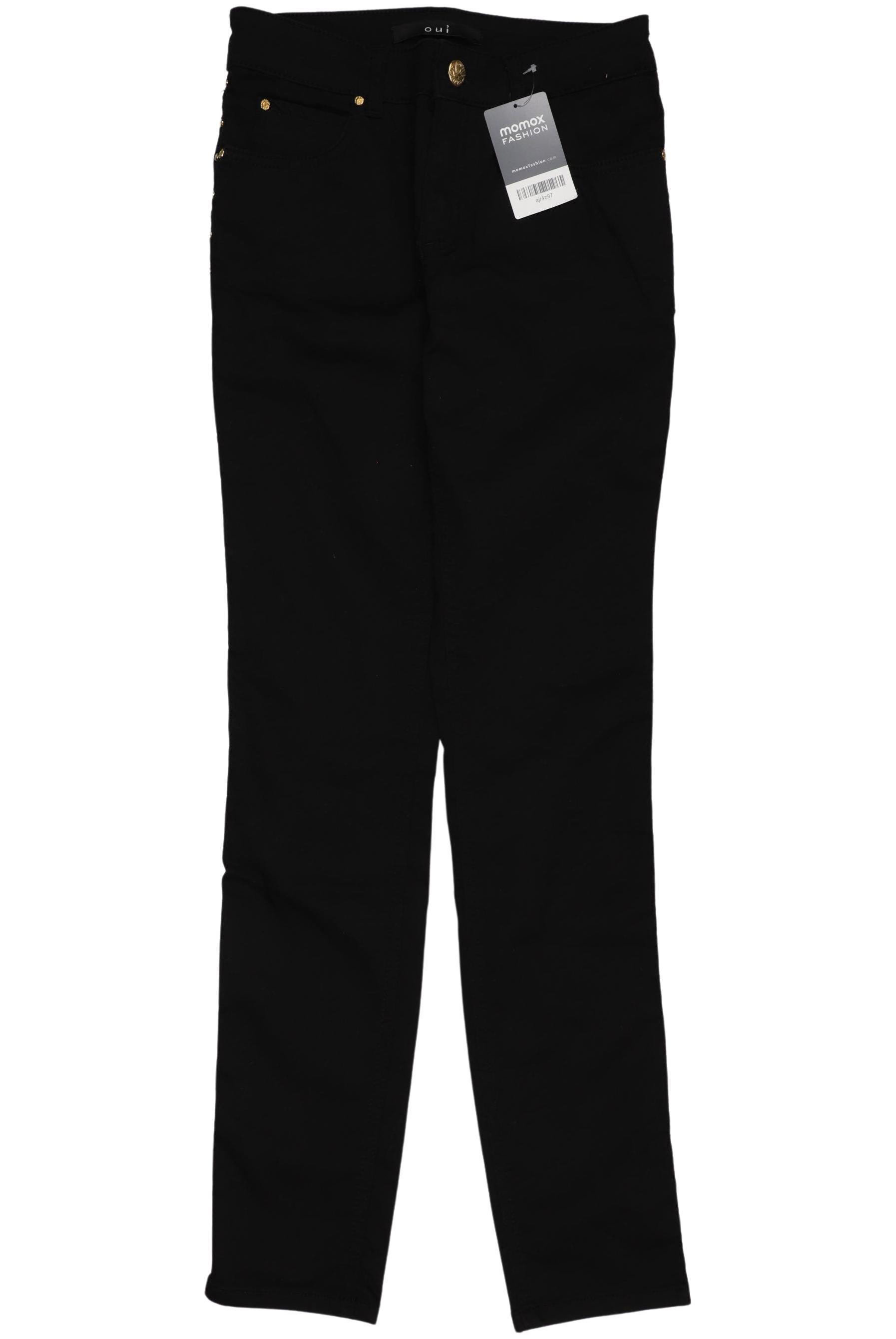 

Oui Damen Stoffhose, schwarz, Gr. 34