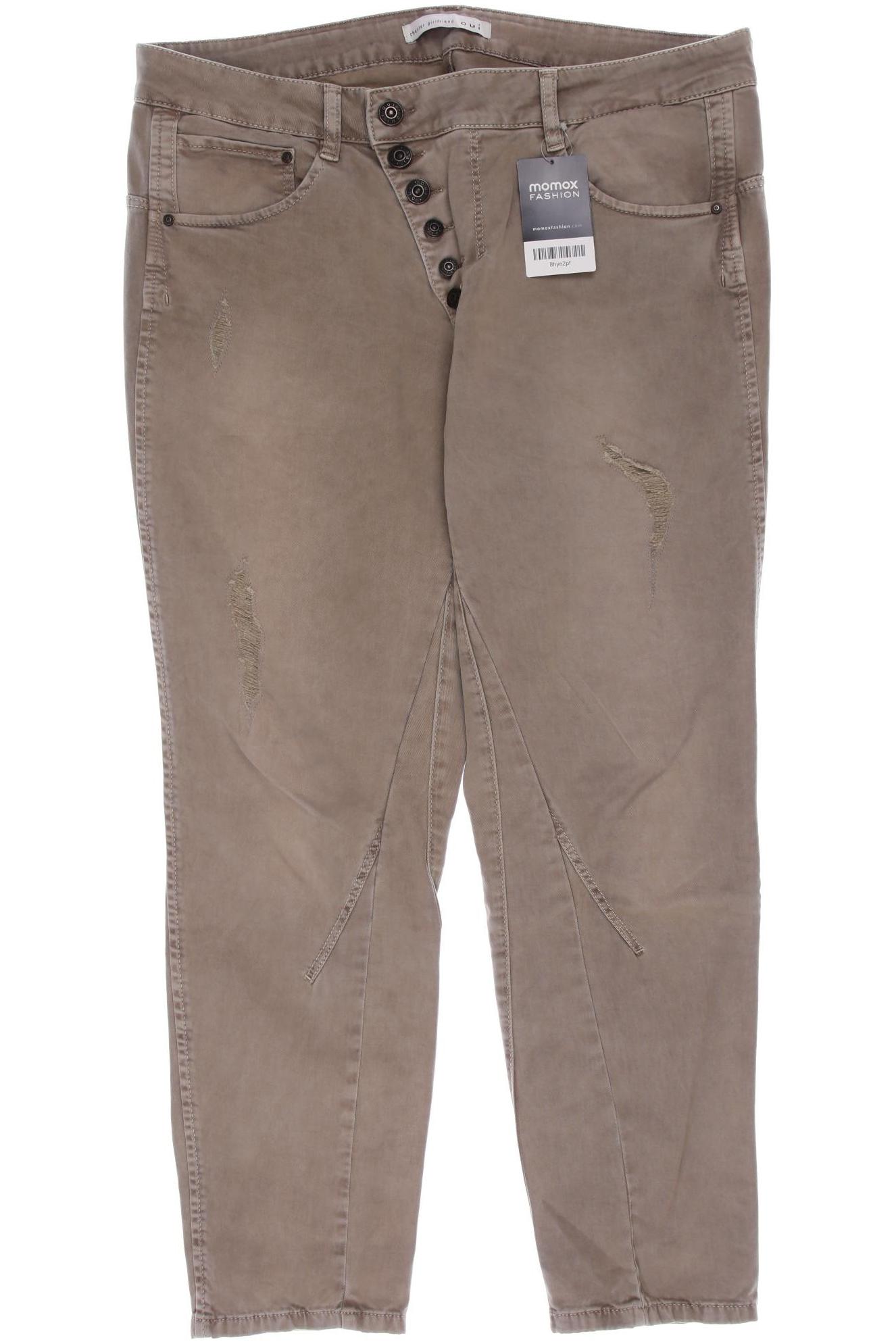 

Oui Damen Stoffhose, beige