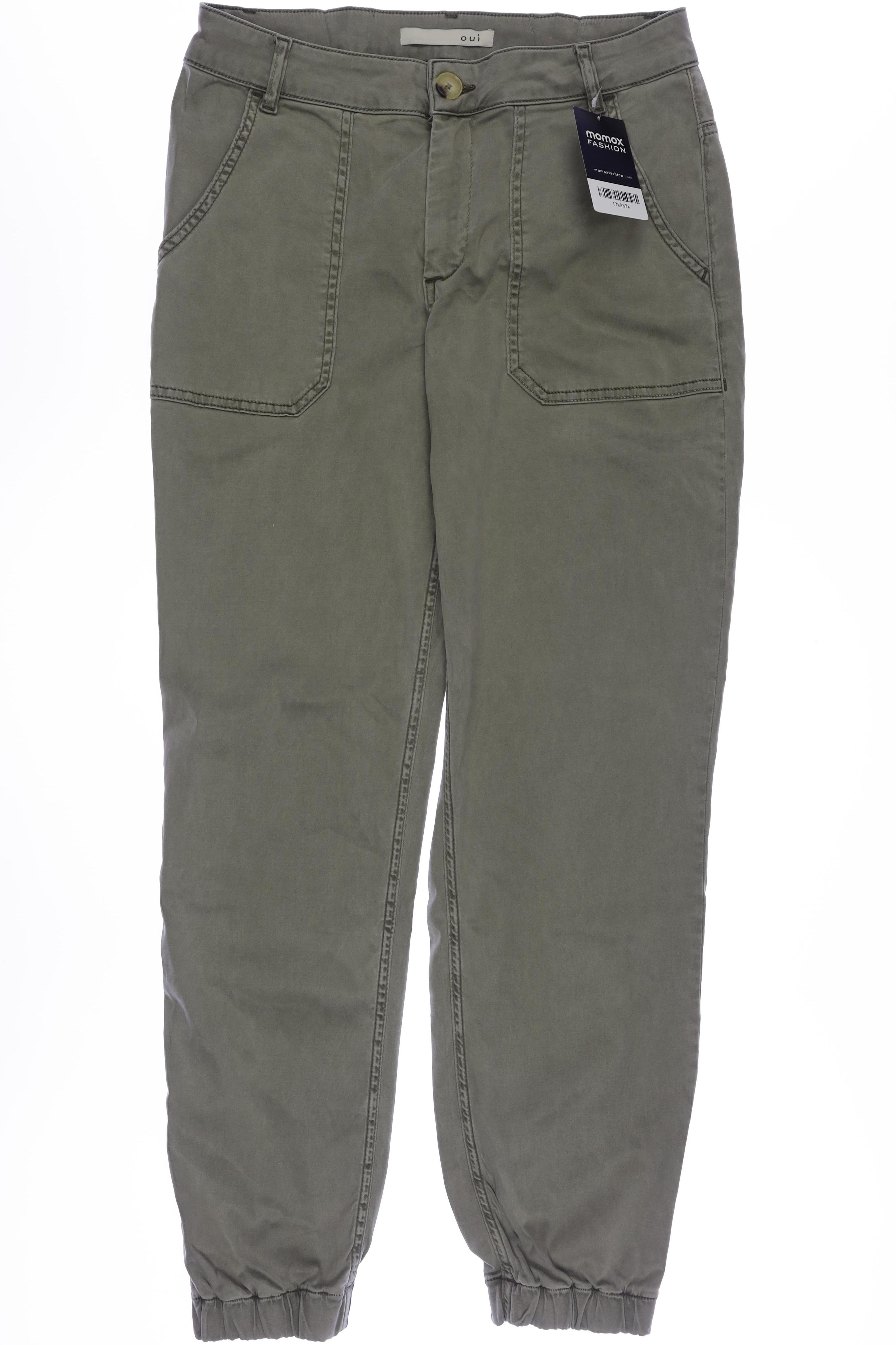 

Oui Damen Stoffhose, grün, Gr. 36