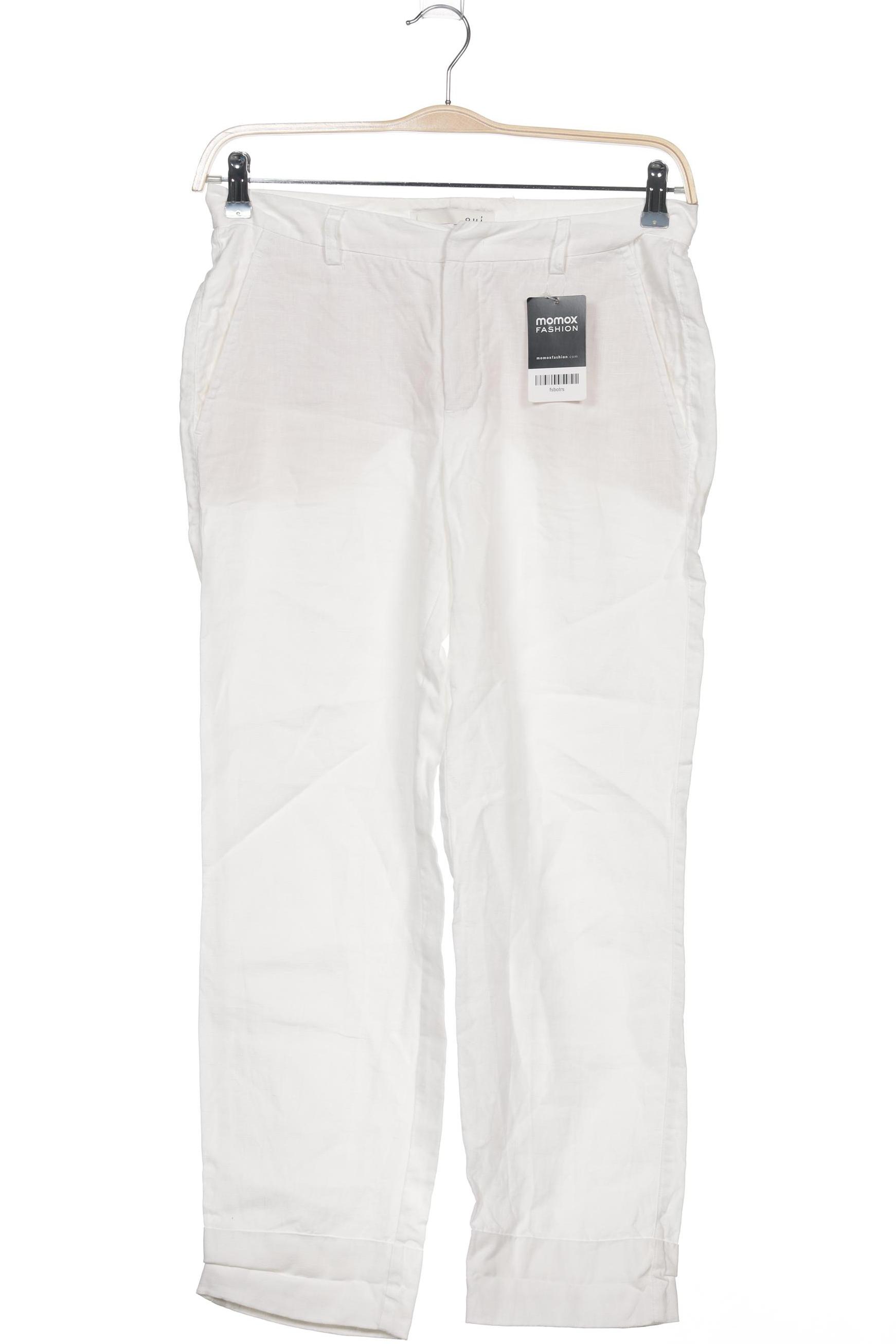 

Oui Damen Stoffhose, weiß, Gr. 36