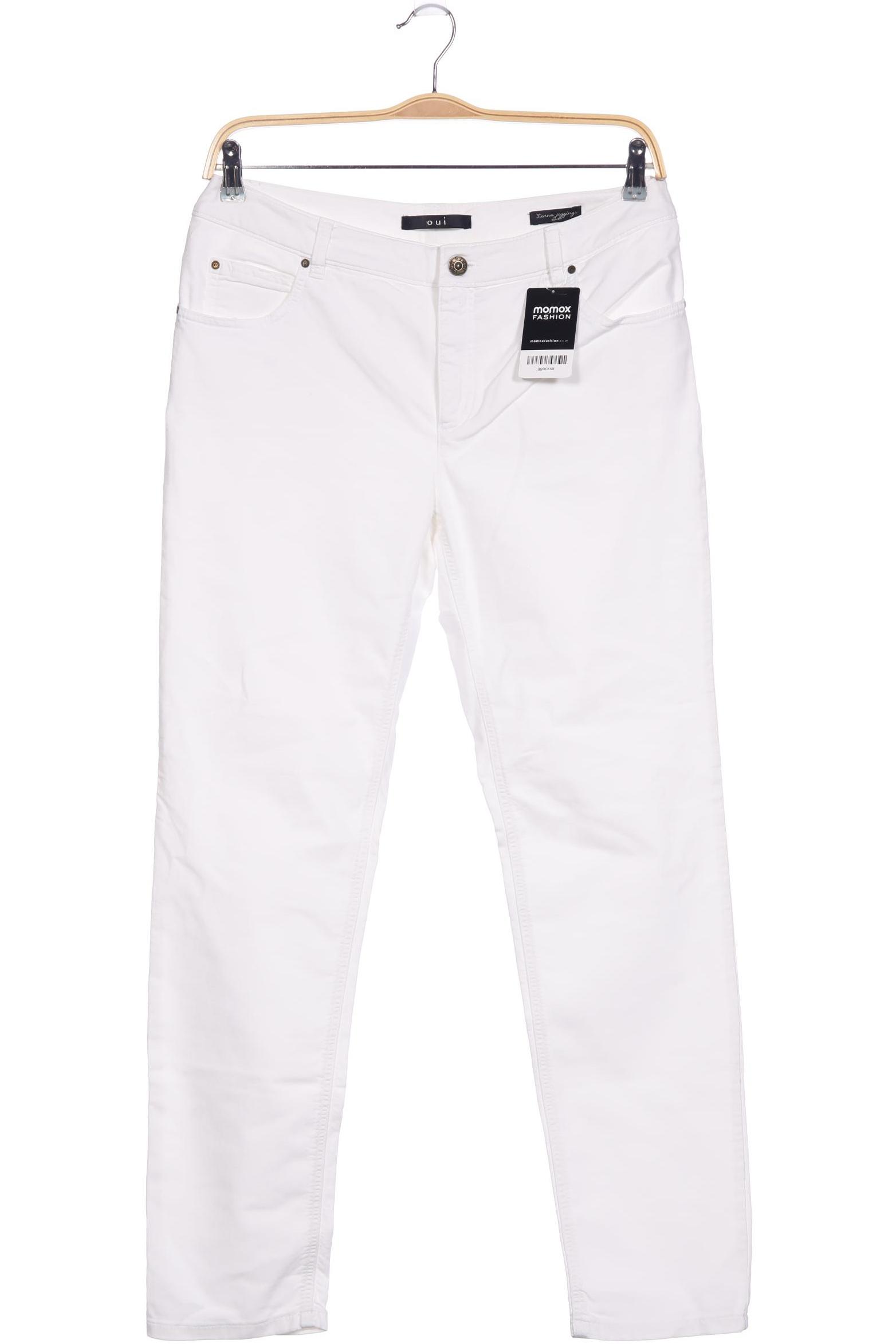 

Oui Damen Stoffhose, weiß, Gr. 44