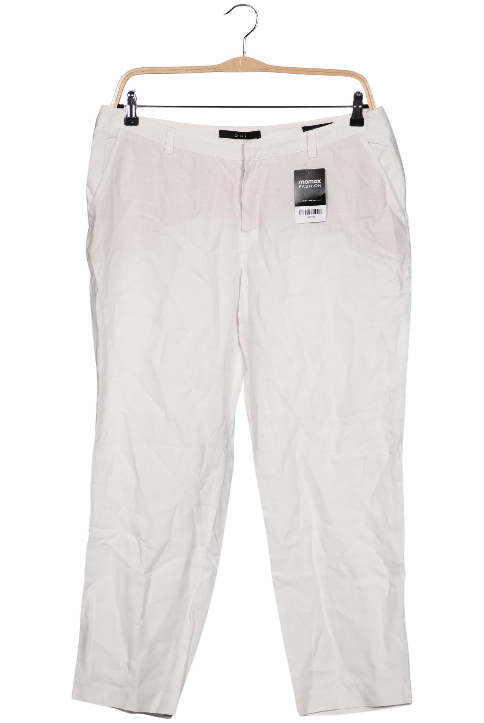 

Oui Damen Stoffhose, weiß, Gr. 44