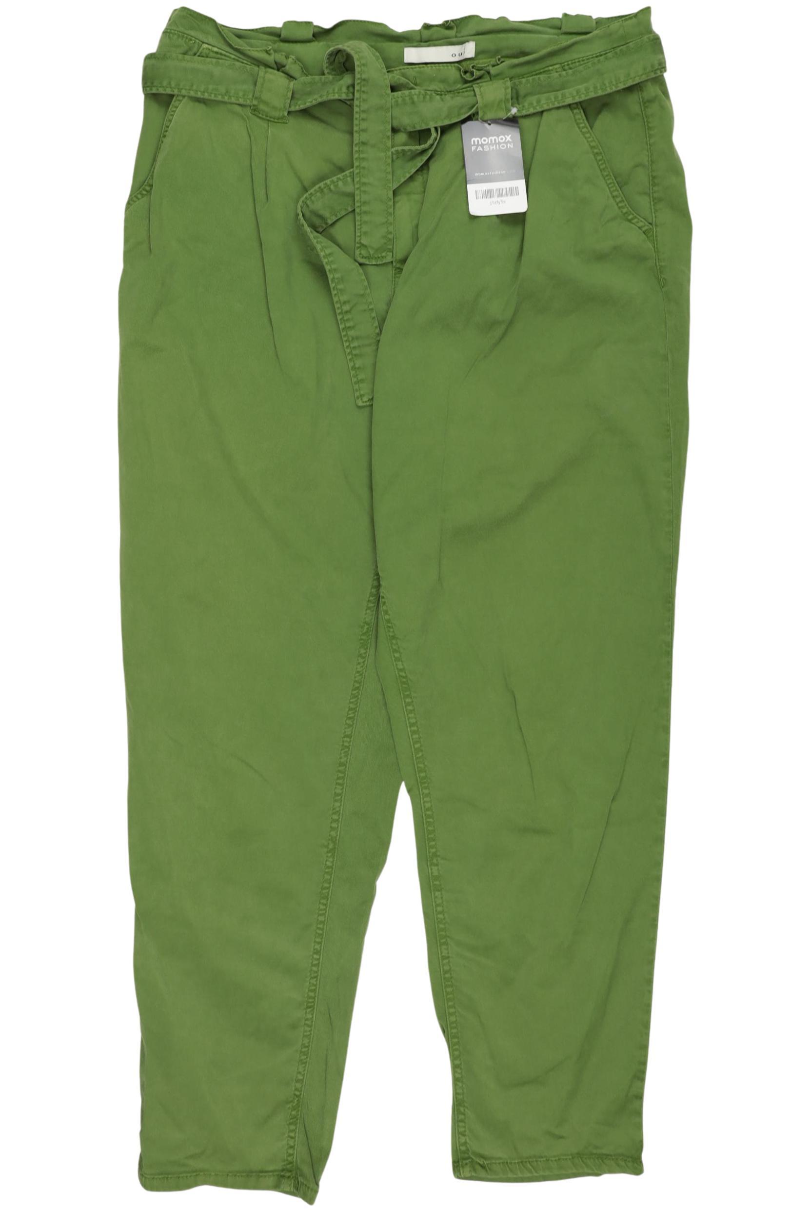 

Oui Damen Stoffhose, grün, Gr. 44
