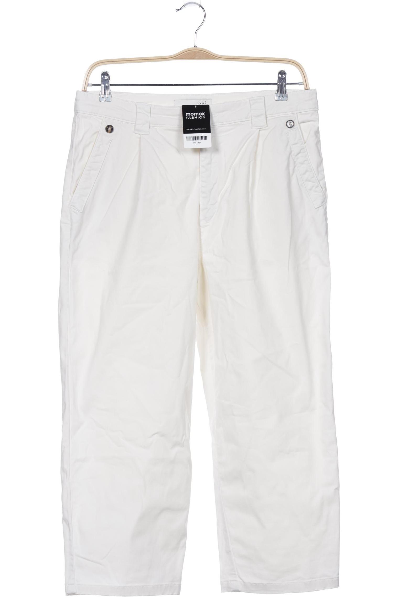 

Oui Damen Stoffhose, cremeweiß, Gr. 44
